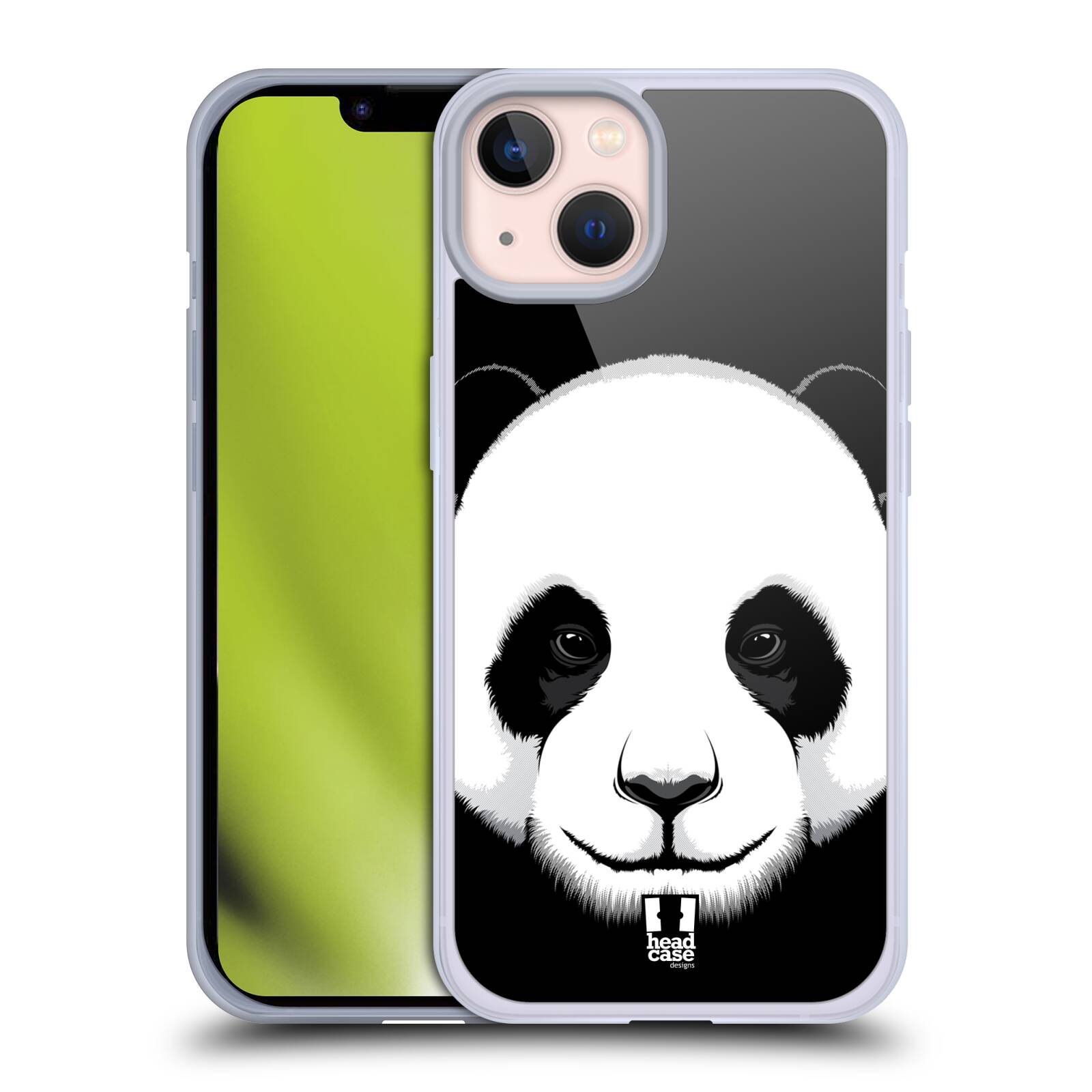 Plastový obal HEAD CASE na mobil Apple Iphone 13 vzor Zvíře kreslená tvář panda