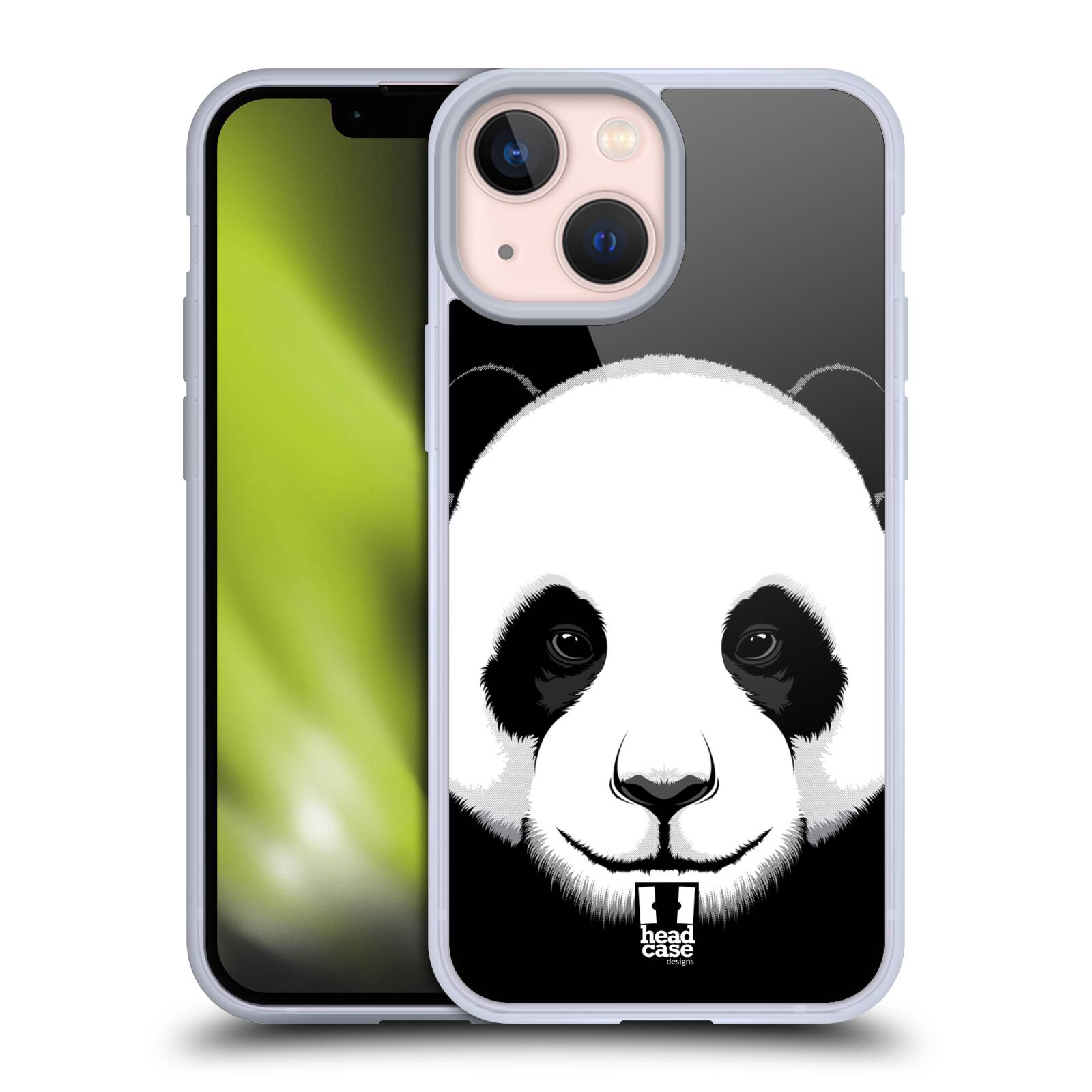 Plastový obal HEAD CASE na mobil Apple Iphone 13 MINI vzor Zvíře kreslená tvář panda