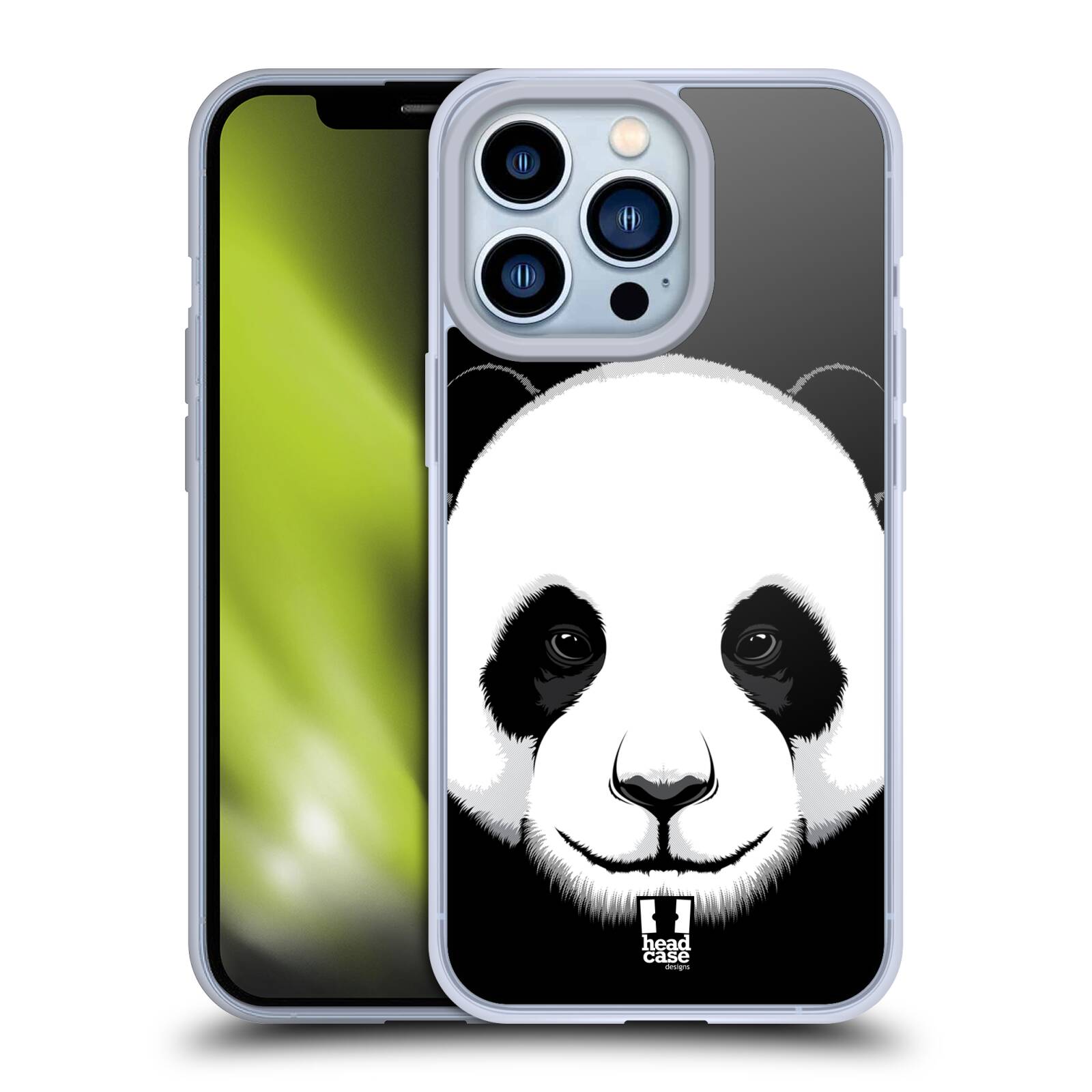 Plastový obal HEAD CASE na mobil Apple Iphone 13 PRO vzor Zvíře kreslená tvář panda