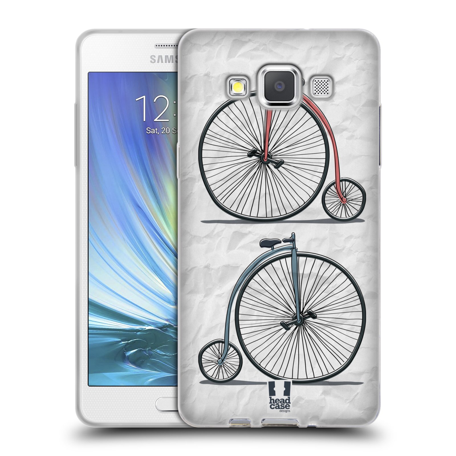 HEAD CASE silikonový obal na mobil Samsung Galaxy A5 vzor Retro kola VELKÉ KOLO