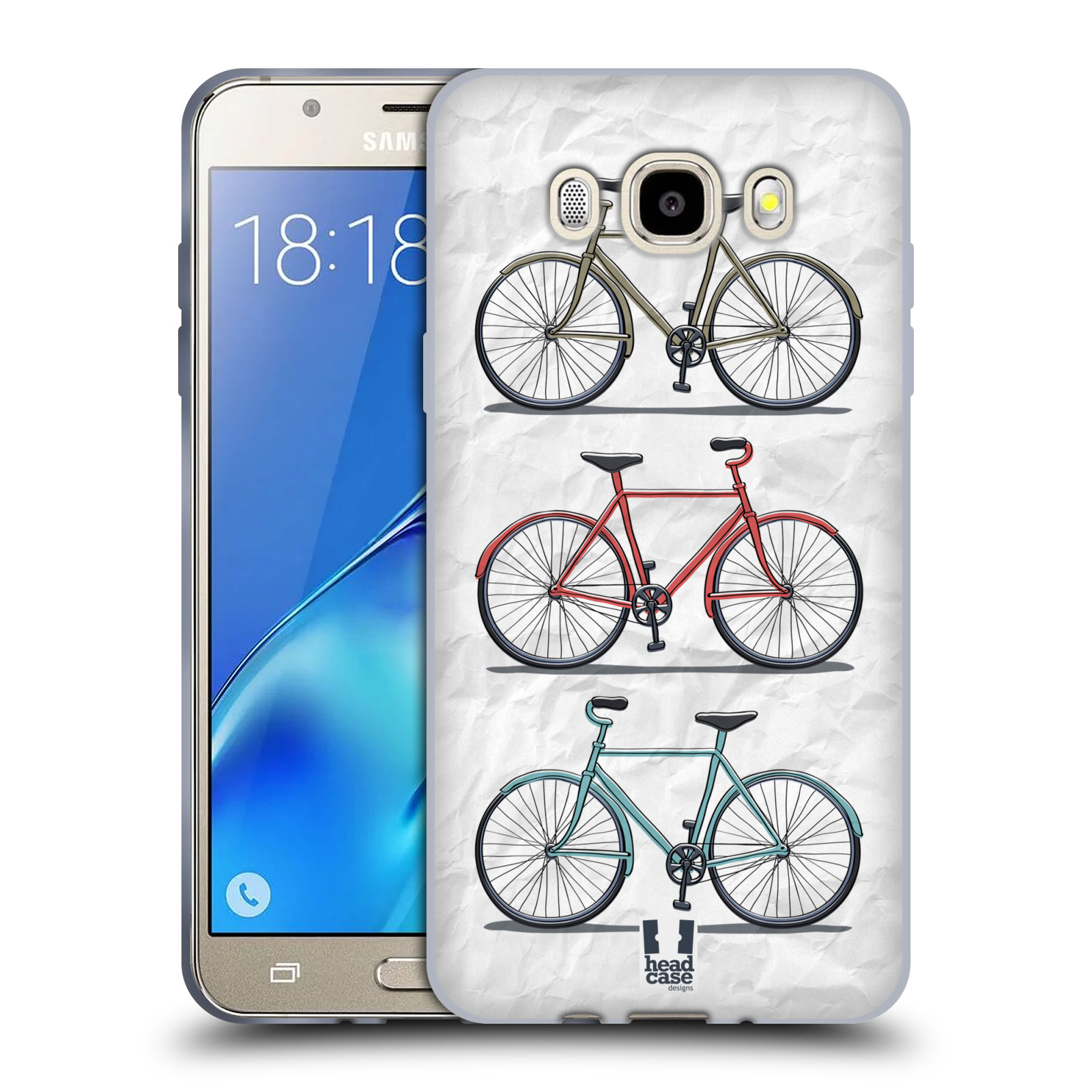HEAD CASE silikonový obal, kryt na mobil Samsung Galaxy J5 2016, J510, J510F, (J510F DUAL SIM) vzor Retro kola 3 kola