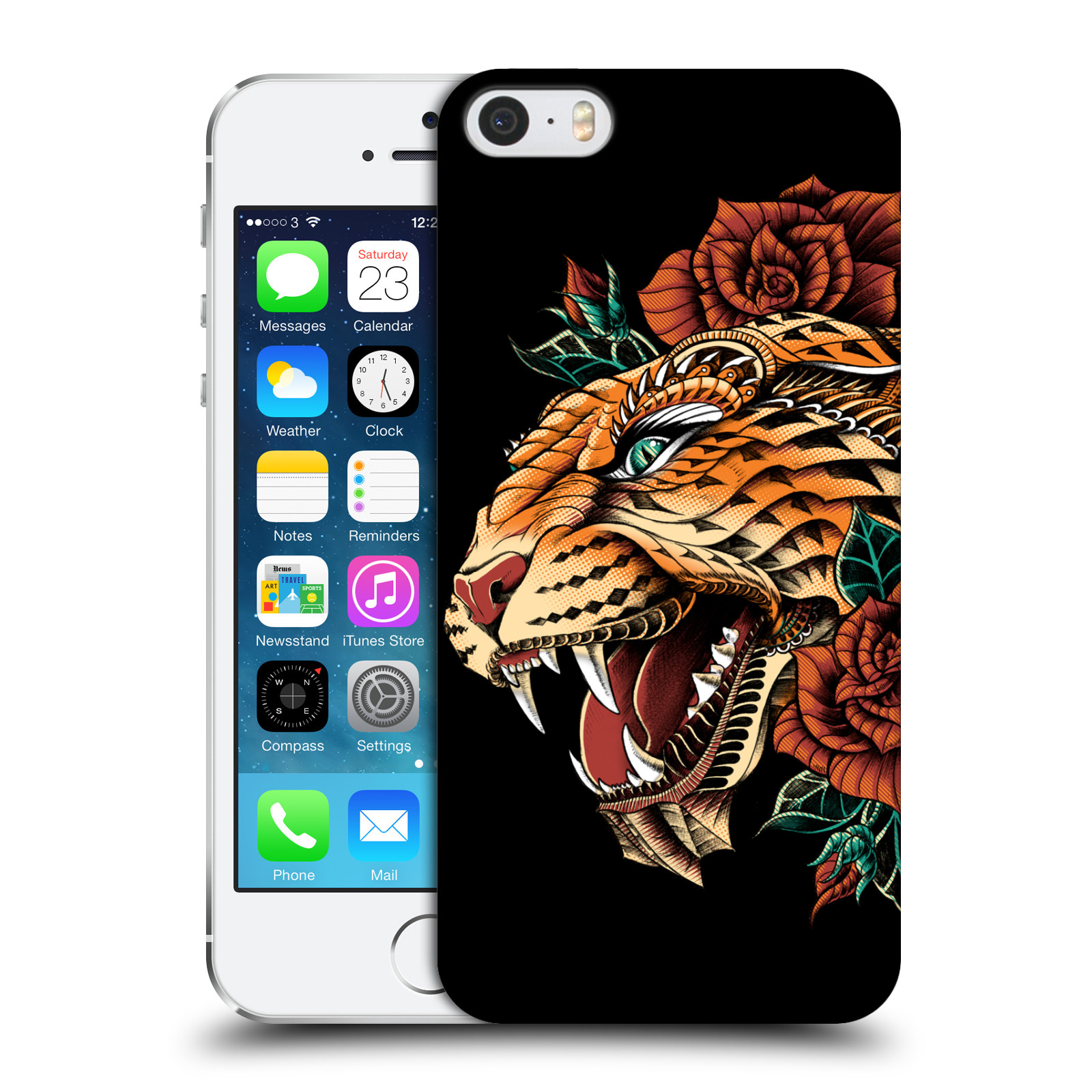 Zadní obal pro mobil Apple Iphone 5/5S/SE 2015 - HEAD CASE - Bioworkz - Leopard