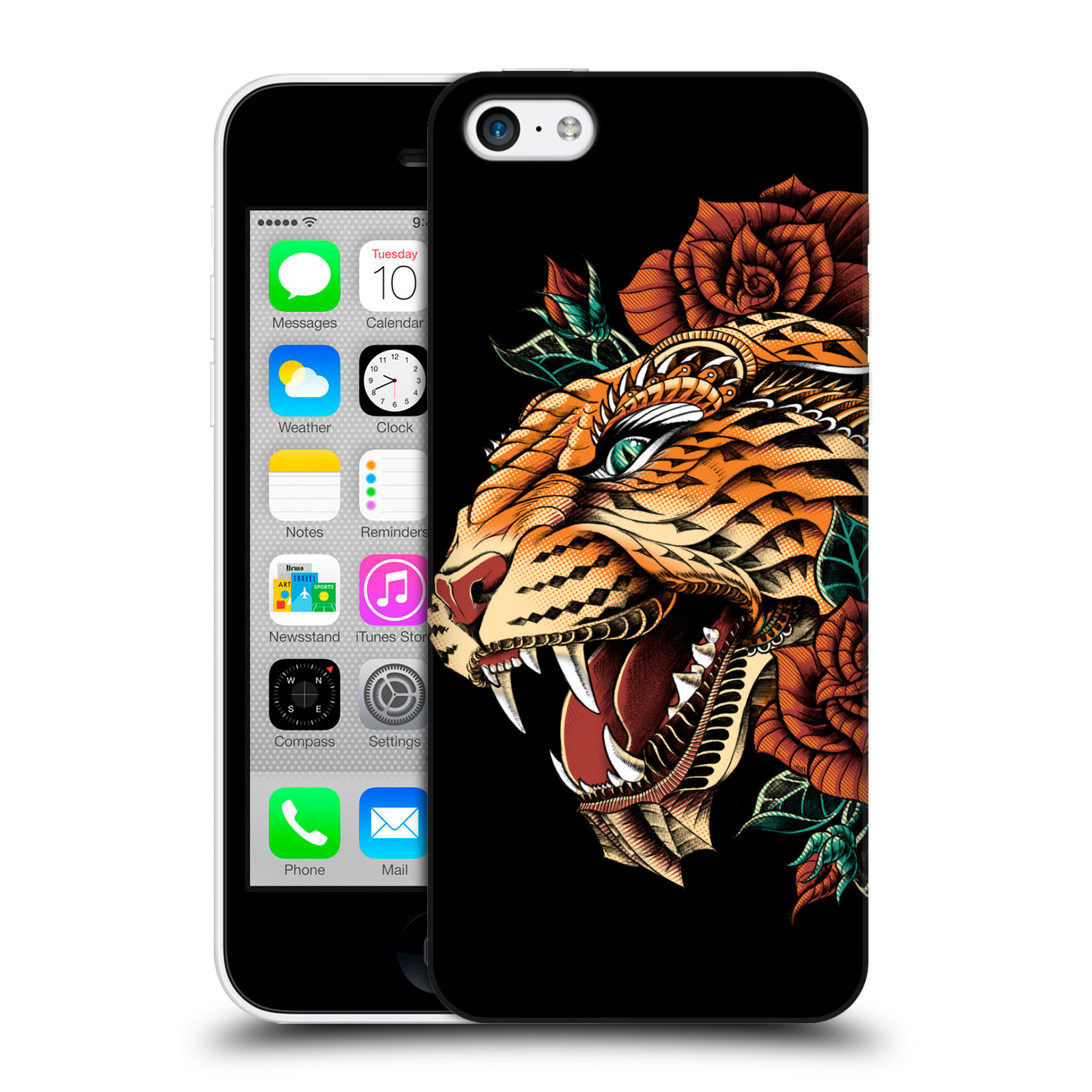 Zadní obal pro mobil Apple Iphone 5C - HEAD CASE - Bioworkz - Leopard