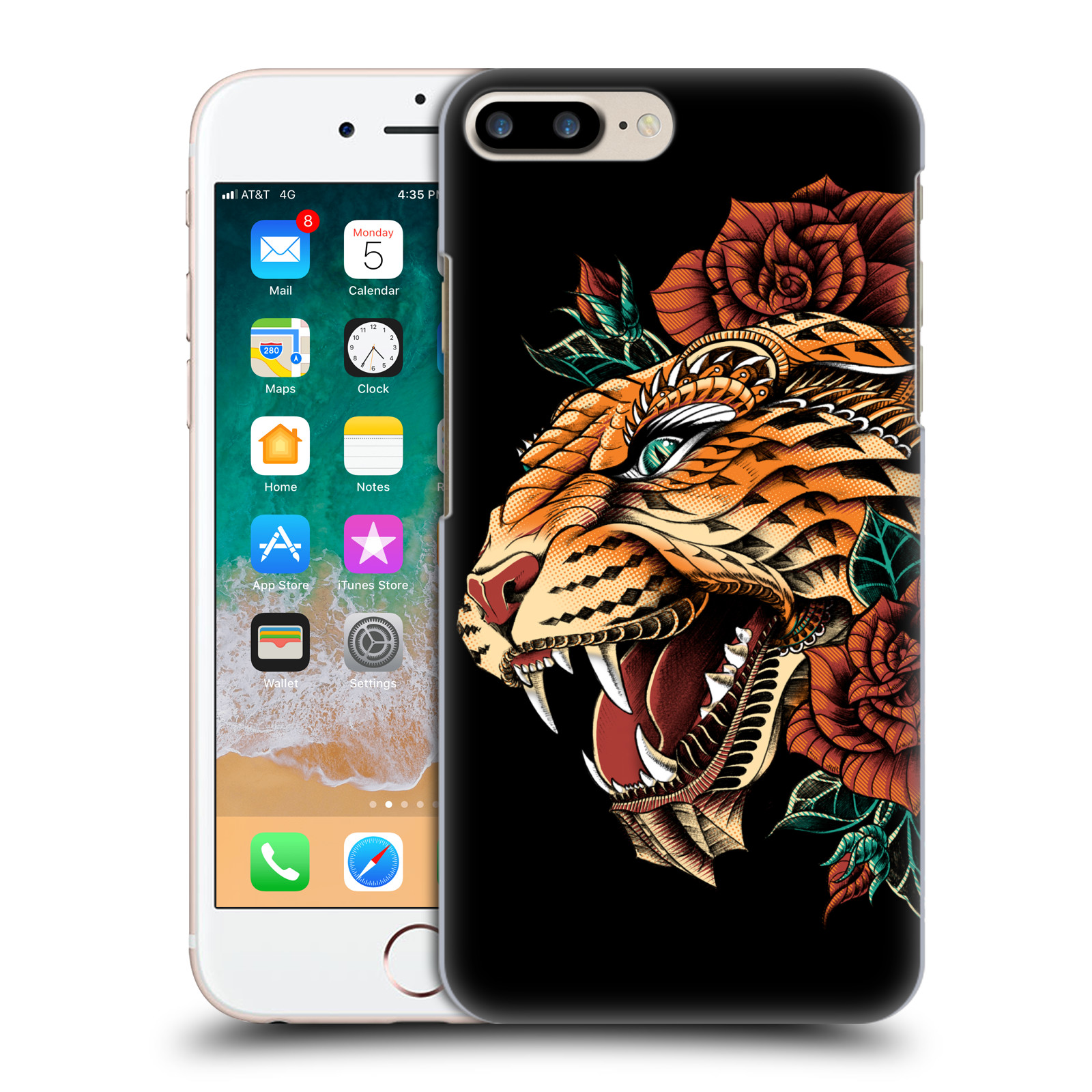 Zadní obal pro mobil Apple Iphone 7+ /  8+ - HEAD CASE - Bioworkz - Leopard
