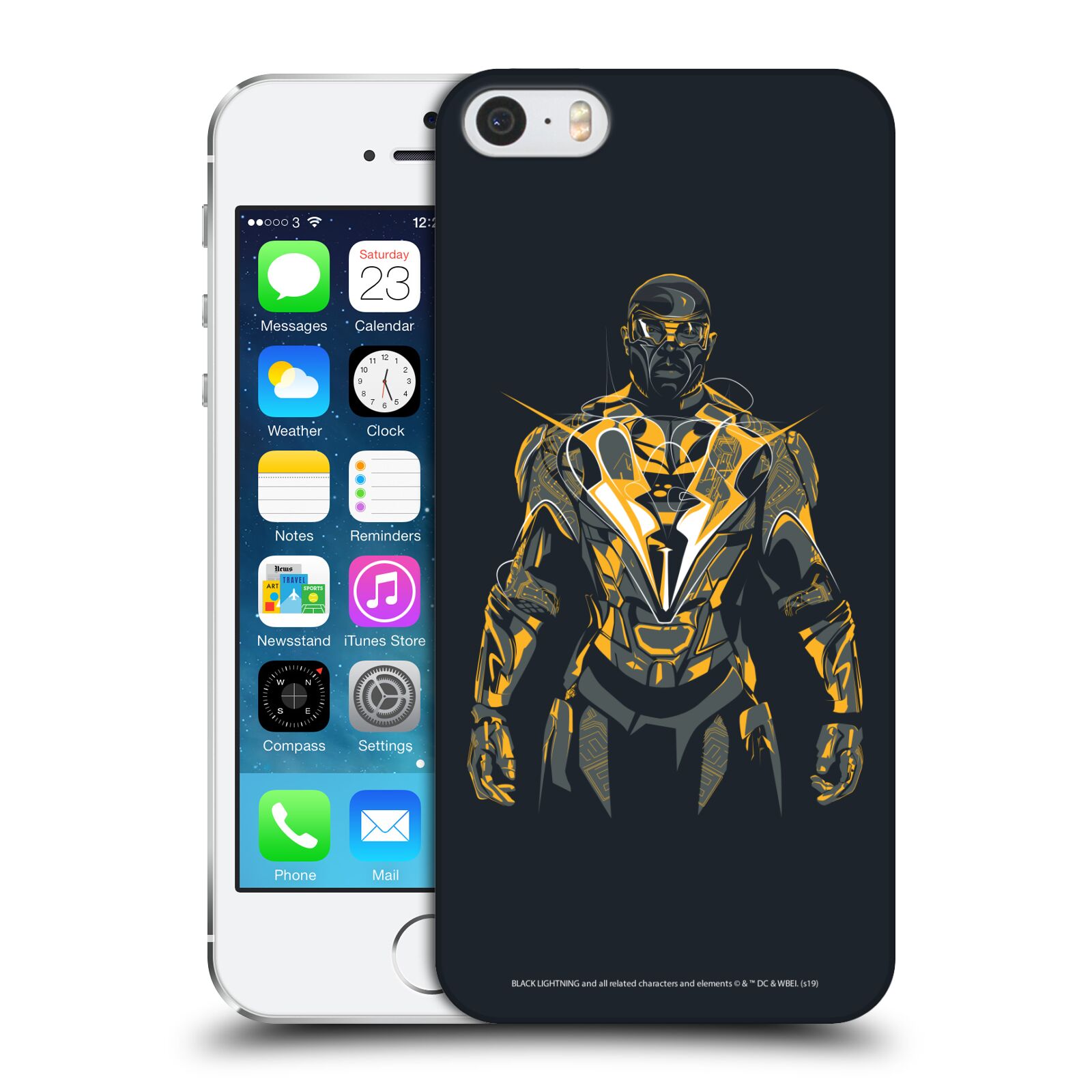 Zadní obal pro mobil Apple Iphone 5/5S/SE 2015 - HEAD CASE - seriál black lightning