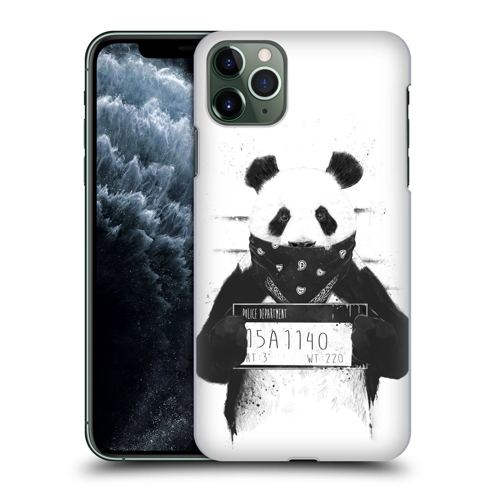 Zadní obal pro mobil Apple Iphone 11 PRO MAX - HEAD CASE - Balasz Solti - zatčená panda