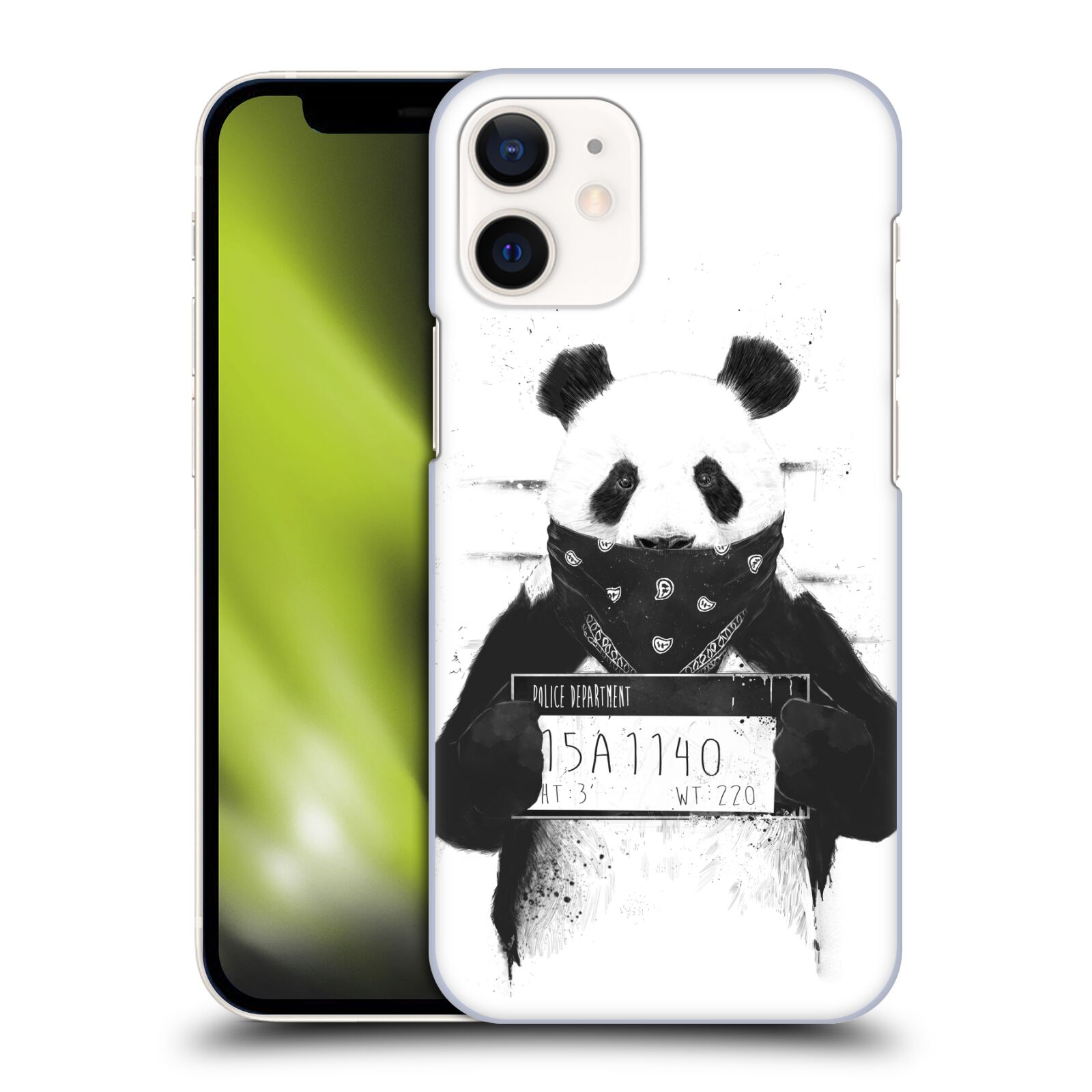 Zadní obal pro mobil Apple iPhone 12 MINI - HEAD CASE - Balasz Solti - zatčená panda