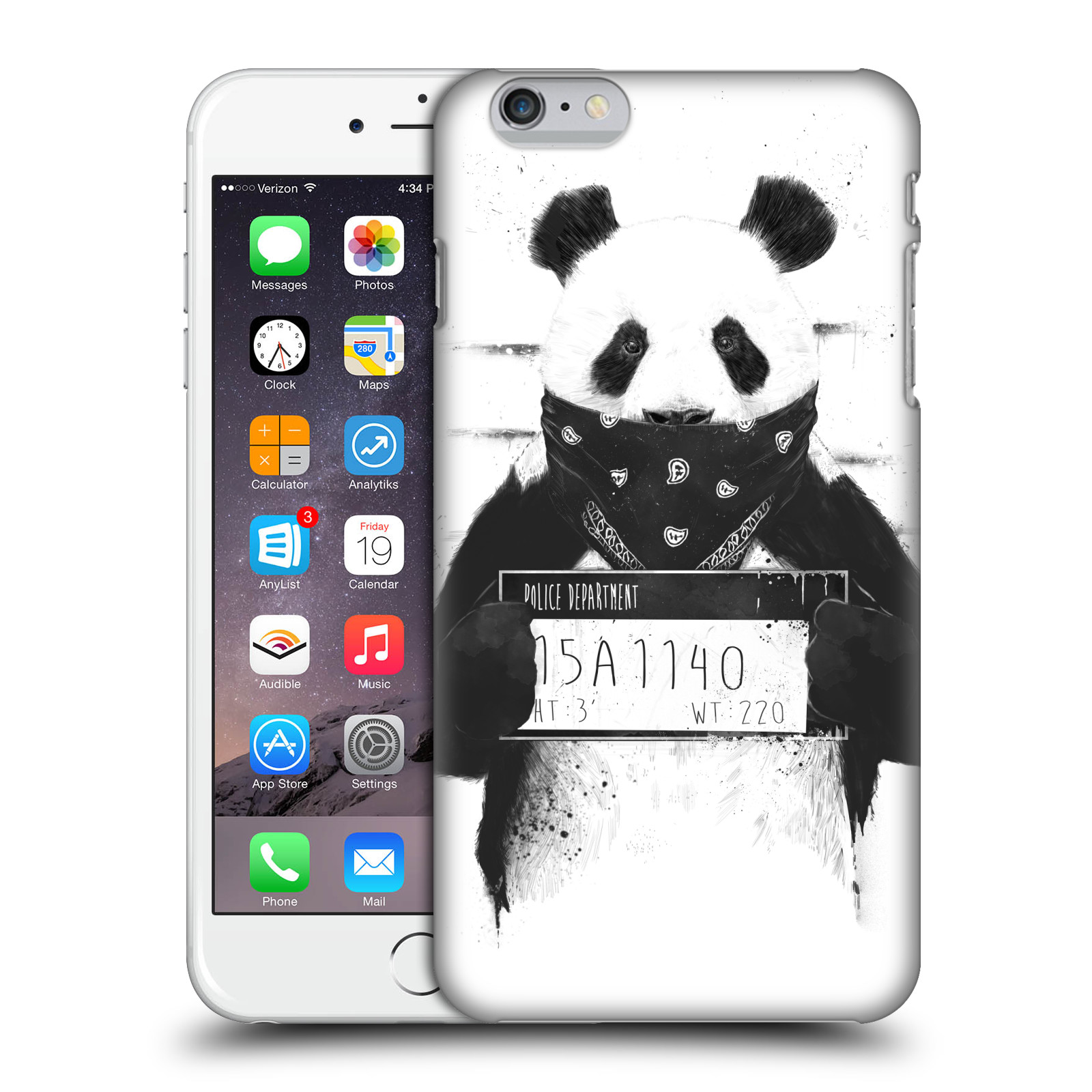 Zadní obal pro mobil Apple Iphone 6 PLUS / 6S PLUS - HEAD CASE - Balasz Solti - zatčená panda