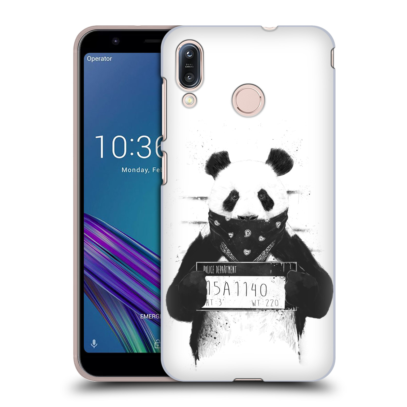 Zadní obal pro mobil Asus Zenfone Max (M1) ZB555KL - HEAD CASE - Balasz Solti - zatčená panda