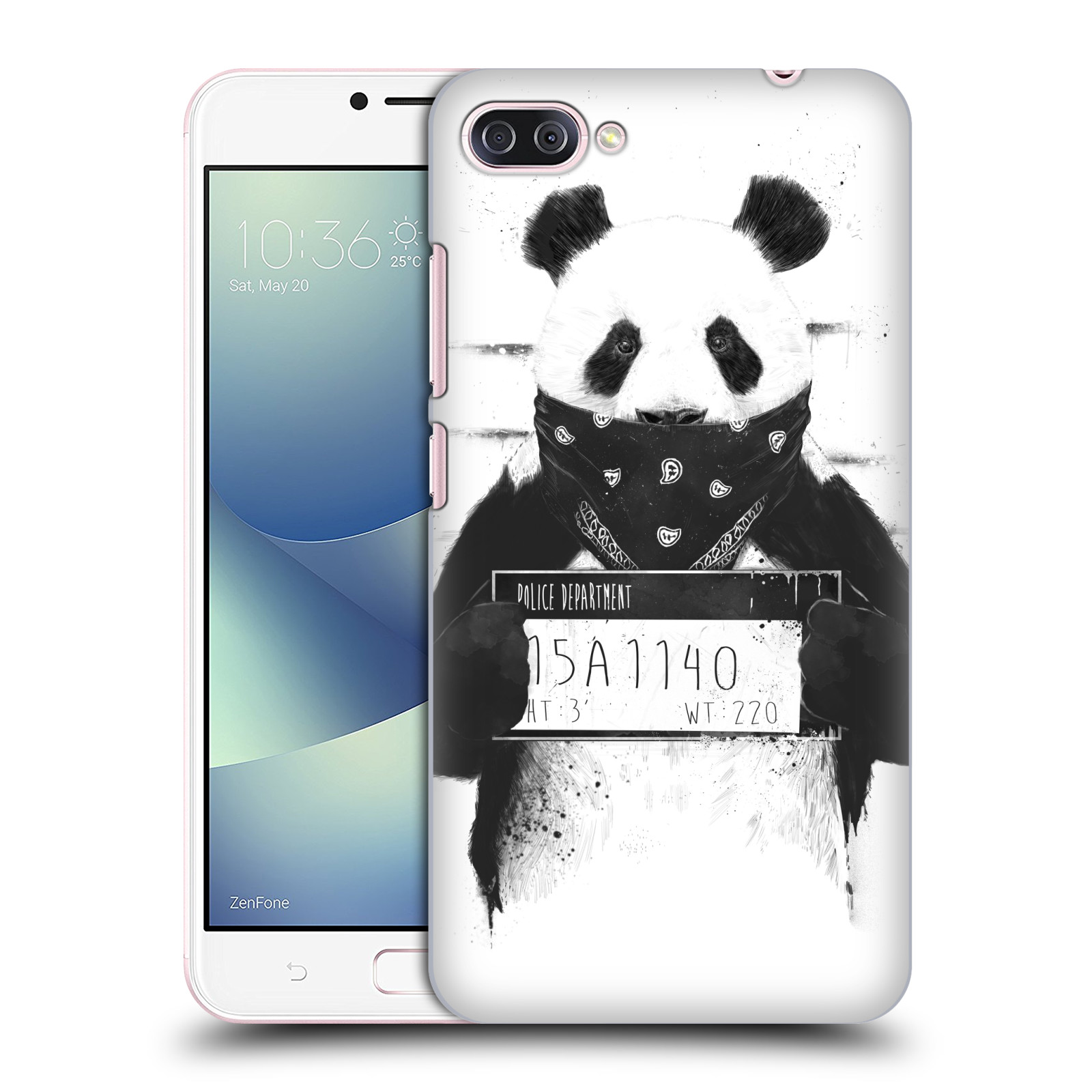 Zadní obal pro mobil Asus Zenfone 4 MAX / 4 MAX PRO (ZC554KL) - HEAD CASE - Balasz Solti - zatčená panda