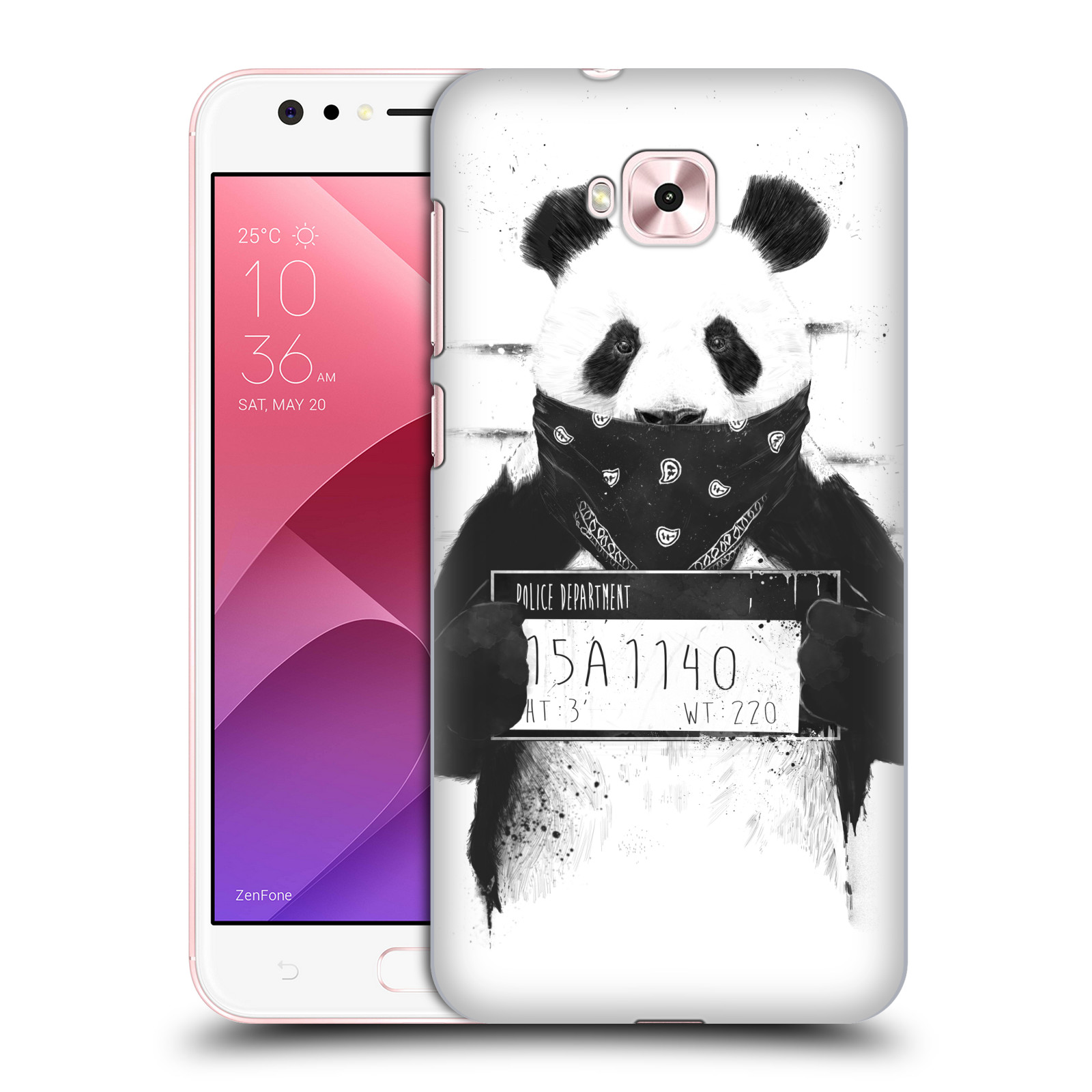 Zadní obal pro mobil Asus Zenfone 4 Selfie ZD553KL - HEAD CASE - Balasz Solti - zatčená panda