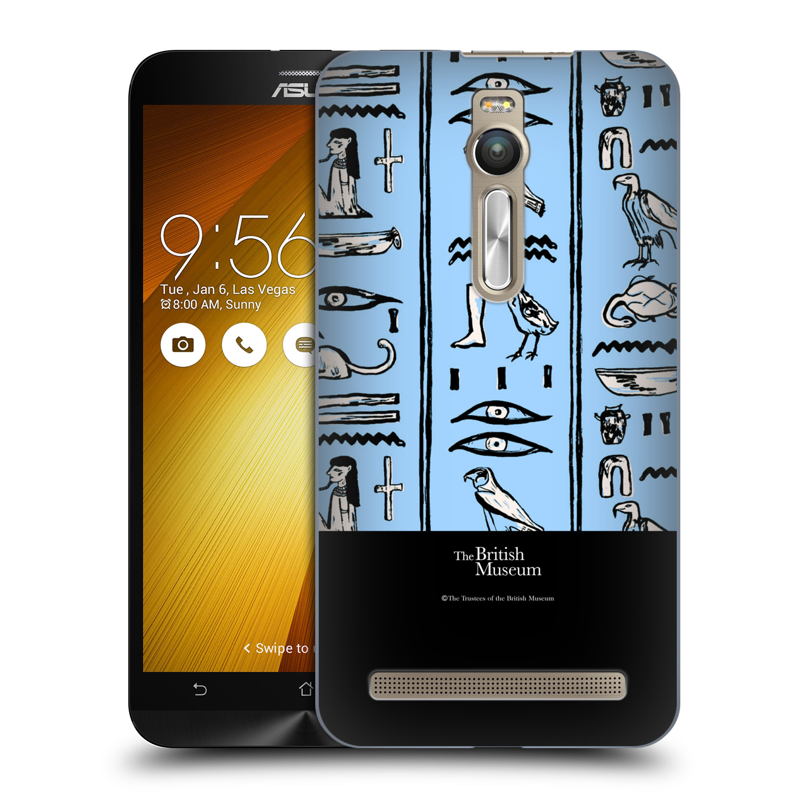 OFFICIAL BRITISH MUSEUM ANCIENT EGYPT HARD BACK CASE FOR ASUS ZENFONE