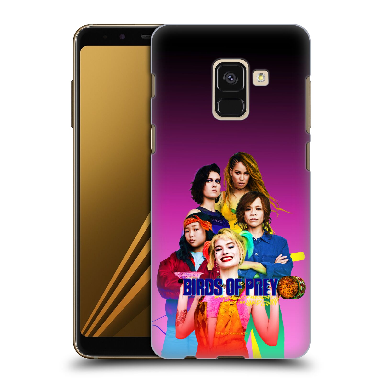 Pouzdro na mobil Samsung Galaxy A8+ 2018, A8 PLUS 2018 - HEAD CASE - DC komix Harely Quinn - skupina