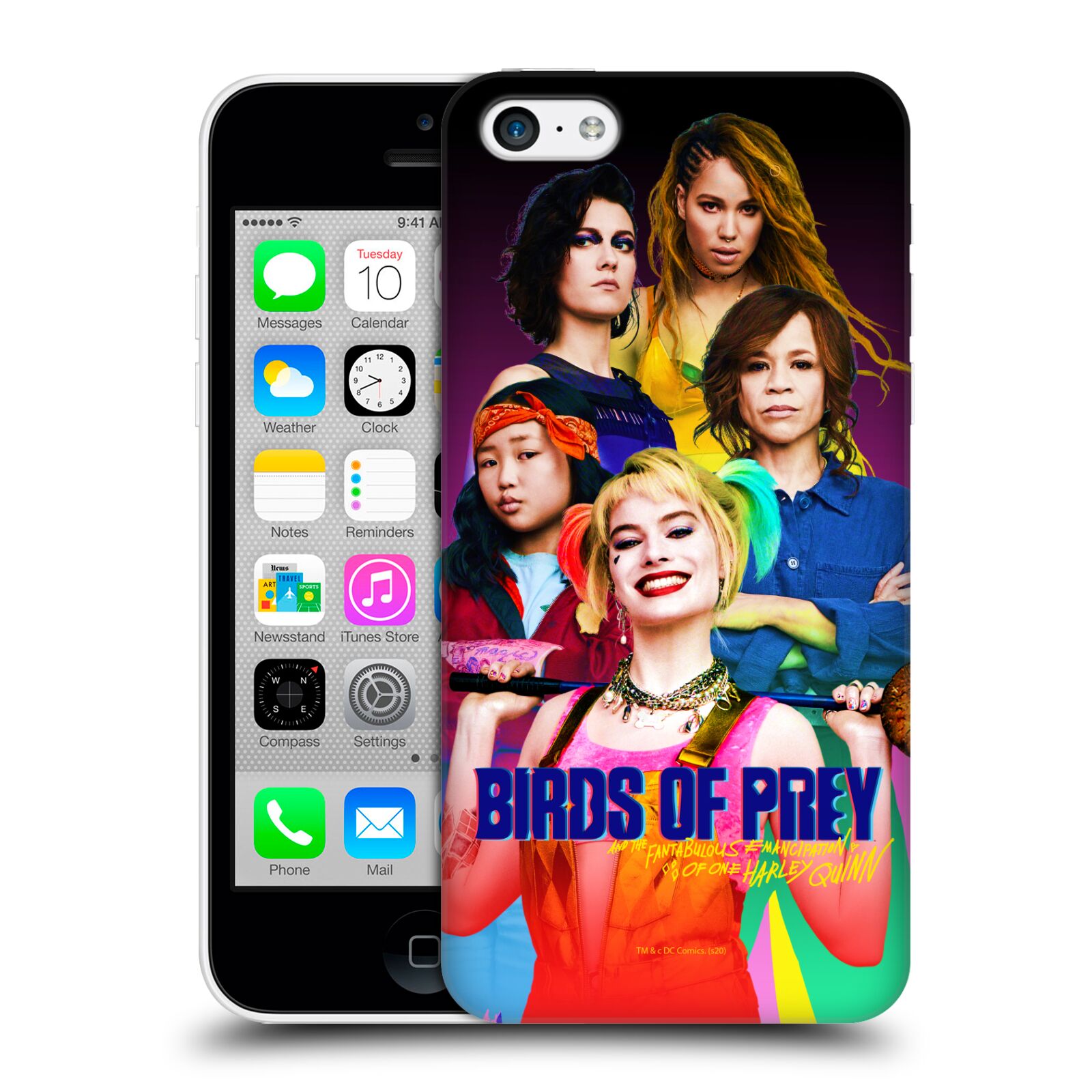 Pouzdro na mobil Apple Iphone 5C - HEAD CASE - DC komix Harely Quinn - skupina