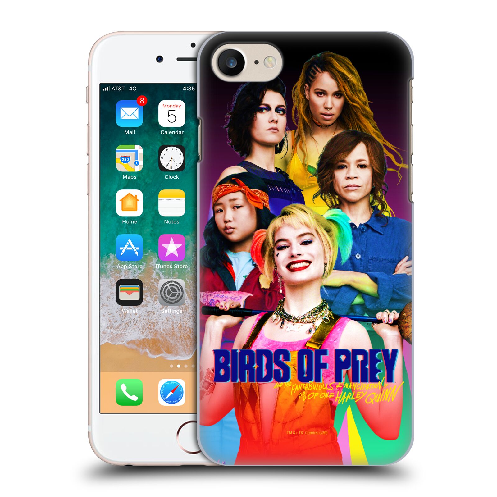 Pouzdro na mobil Apple Iphone 7/8 - HEAD CASE - DC komix Harely Quinn - skupina