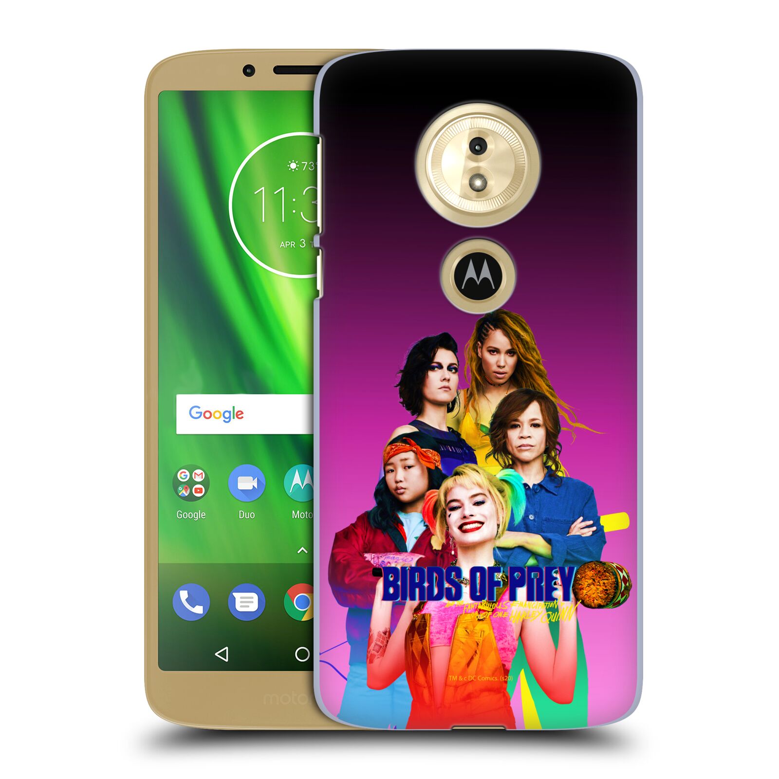 Pouzdro na mobil Motorola Moto E5 - HEAD CASE - DC komix Harely Quinn - skupina