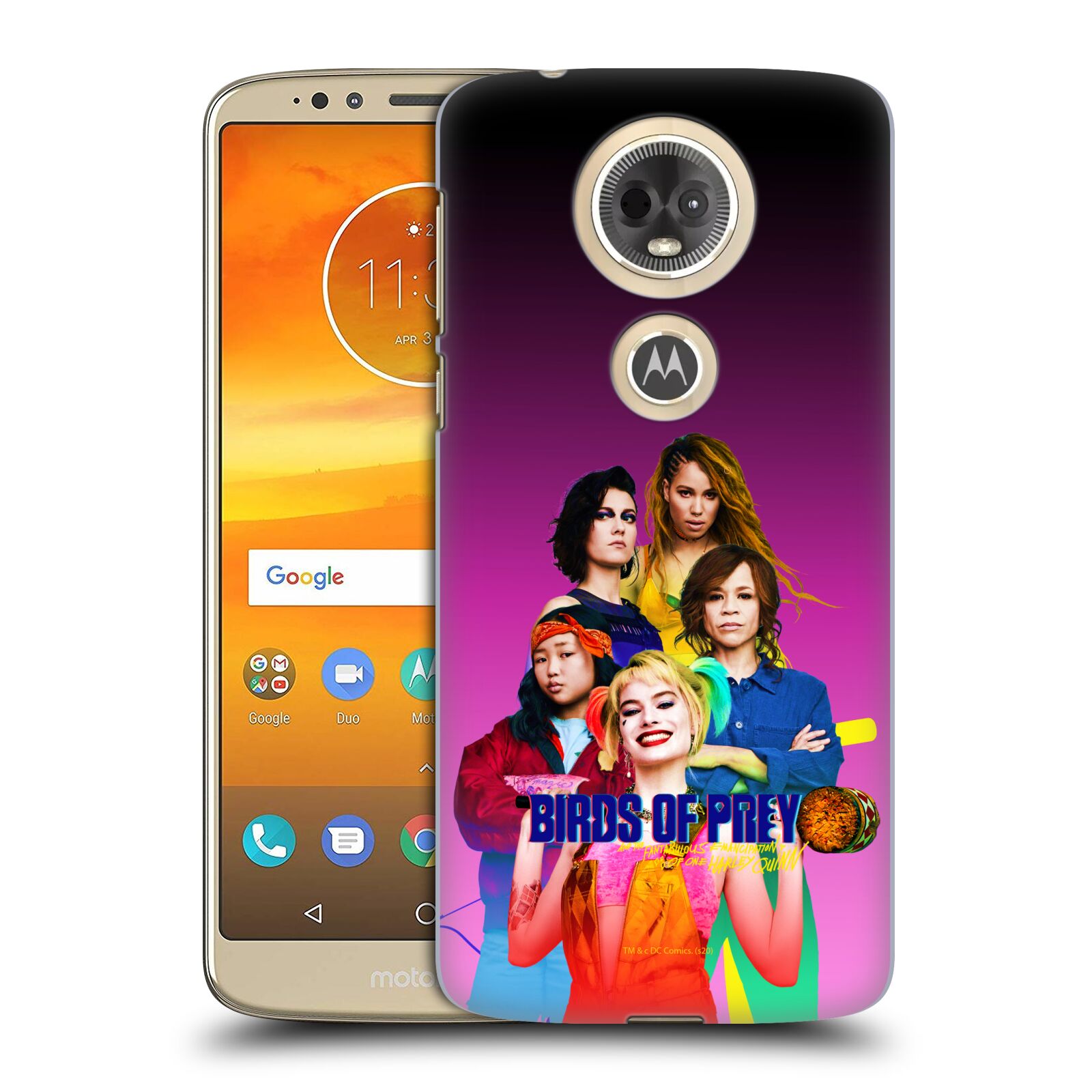 Pouzdro na mobil Motorola Moto E5 PLUS - HEAD CASE - DC komix Harely Quinn - skupina