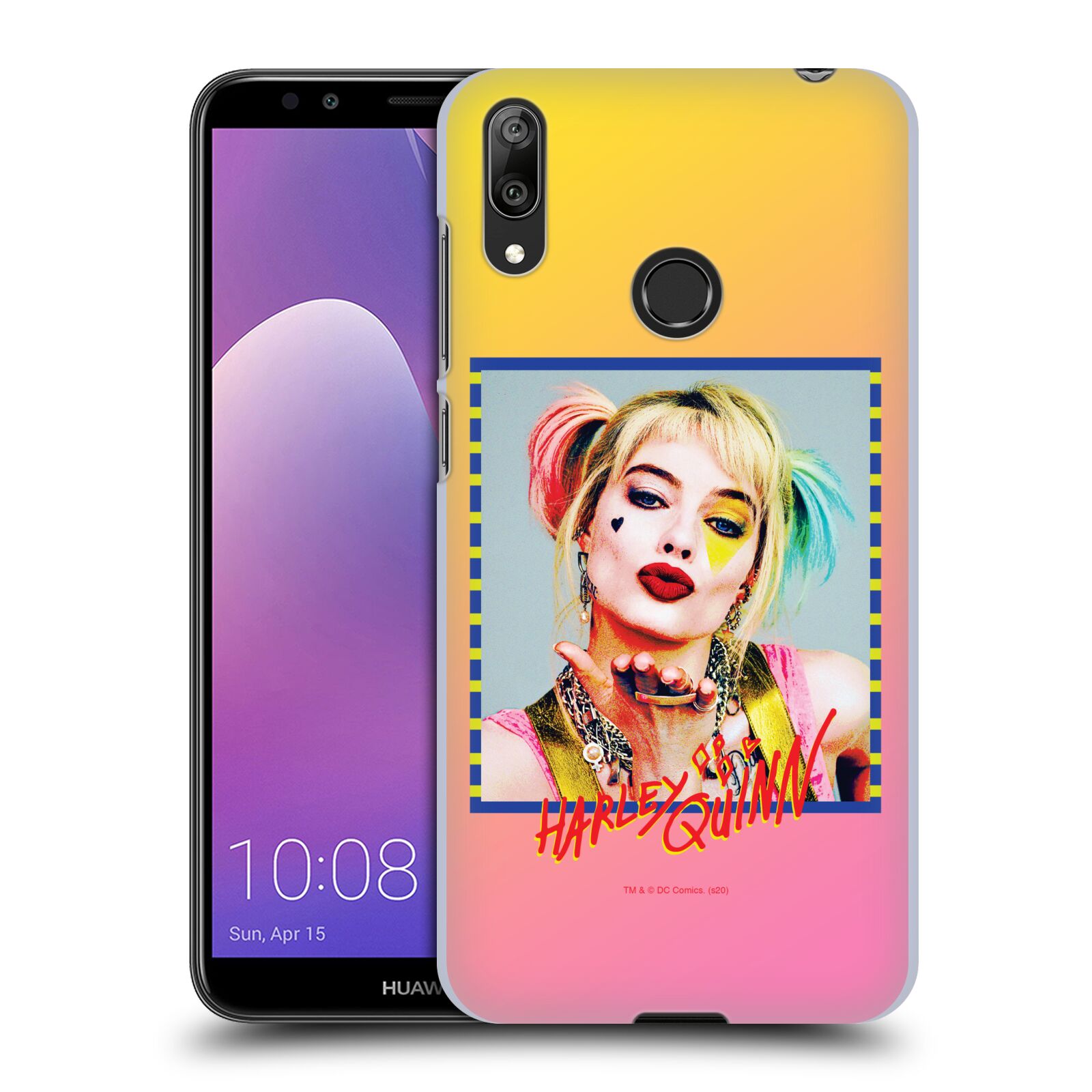 Pouzdro na mobil Huawei Y7 2019 - HEAD CASE - DC komix Harely Quinn