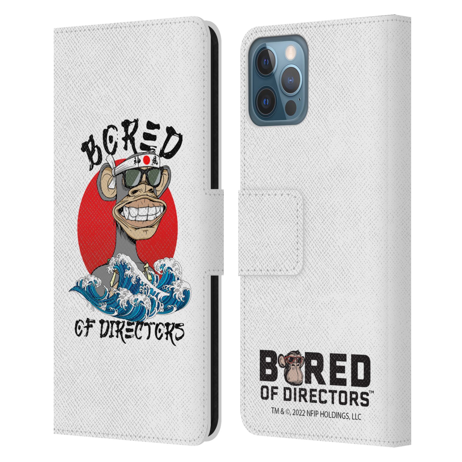 Pouzdro  pro mobil Apple Iphone 12 / 12 Pro - HEAD CASE - Bored of Directors - Opičák Japonec