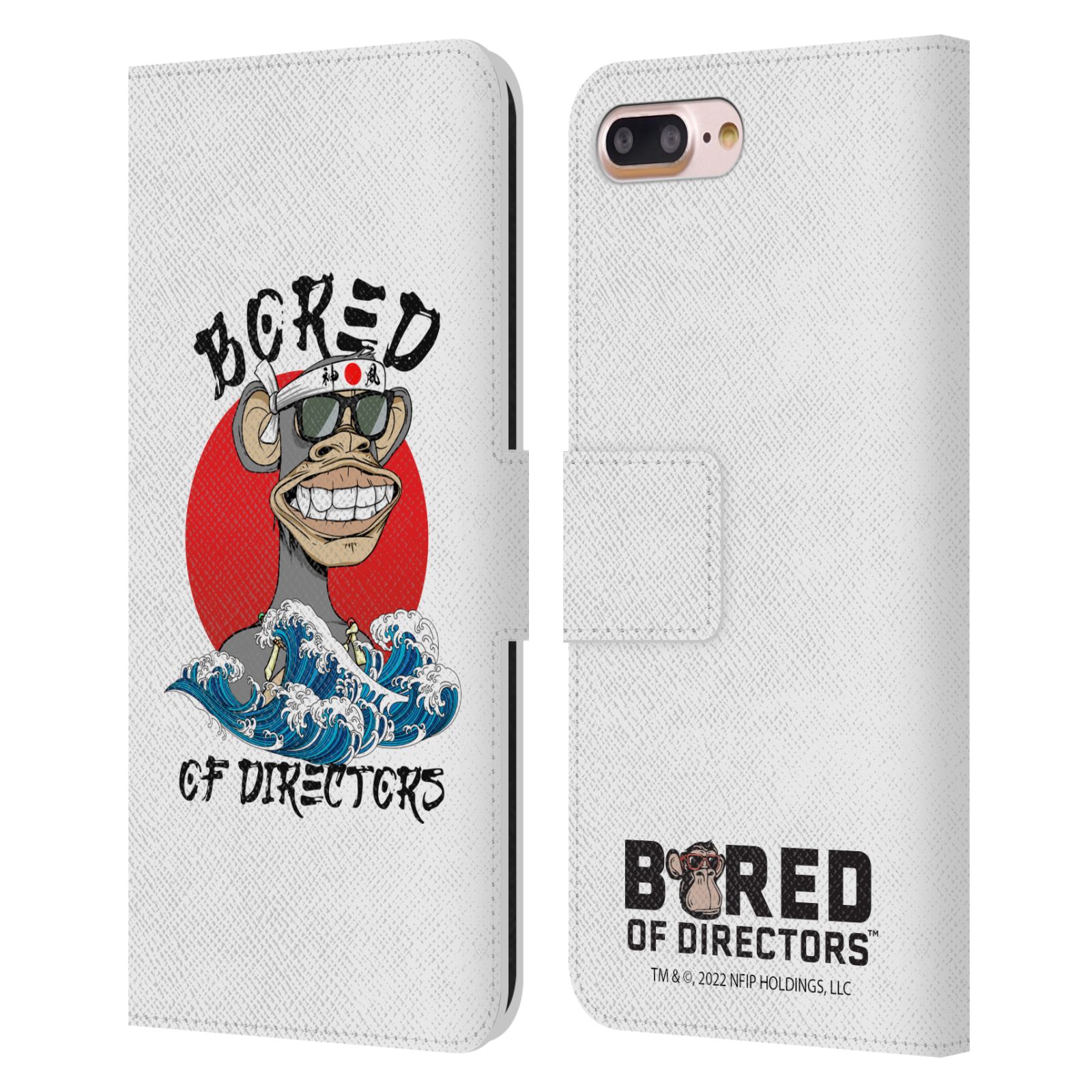 Pouzdro  pro mobil Apple Iphone 7+/8+ - HEAD CASE - Bored of Directors - Opičák Japonec