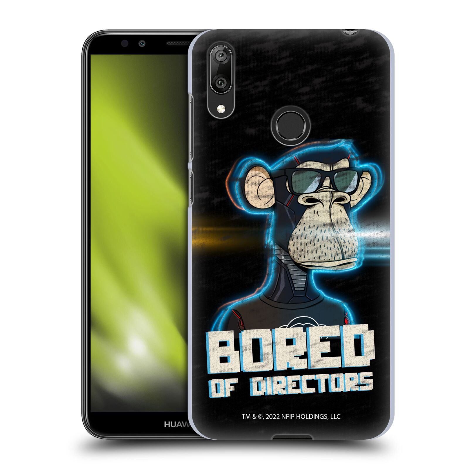 Pouzdro na mobil Huawei Y7 2019 - HEAD CASE - Bored of Directors - Ape 1502