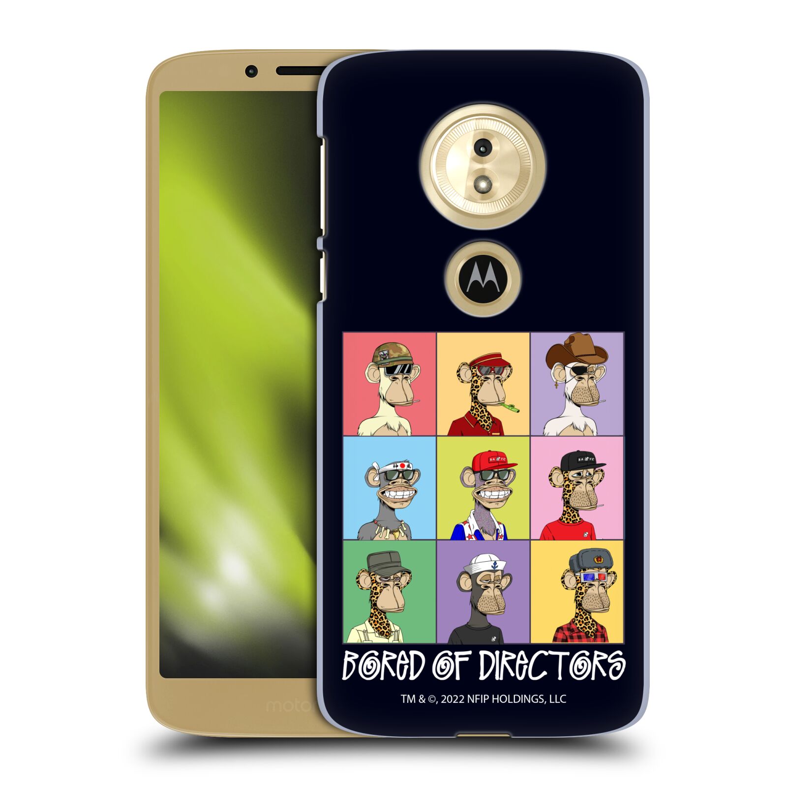 Pouzdro na mobil Motorola Moto E5 - HEAD CASE - Bored of Directors - koláž