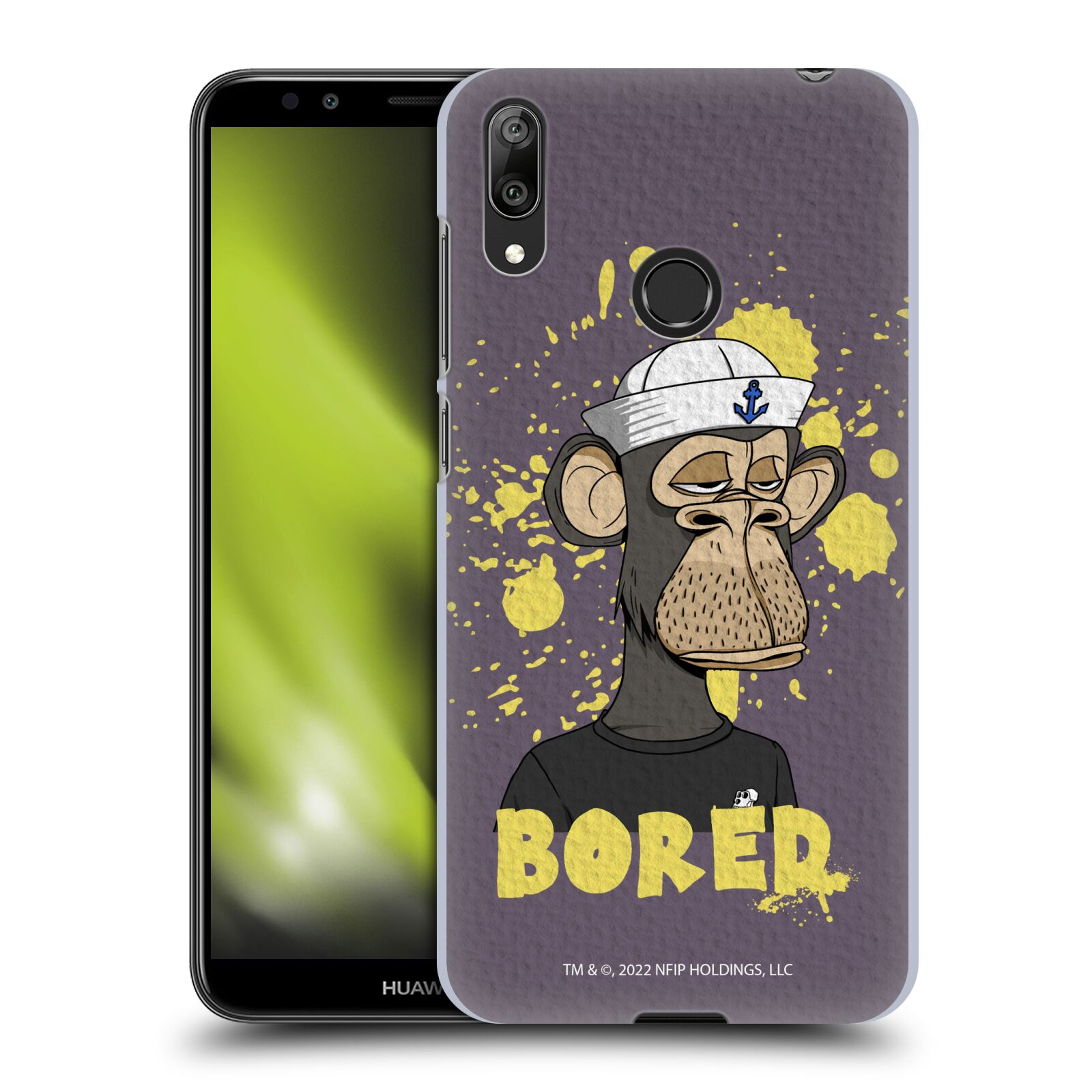 Pouzdro na mobil Huawei Y7 2019 - HEAD CASE - Bored of Directors - Ape 1017