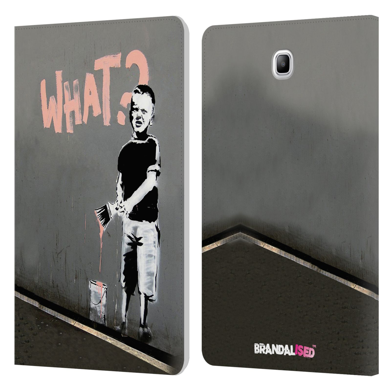 OFFICIAL BRANDALISED WALL ART LEATHER BOOK CASE FOR SAMSUNG GALAXY