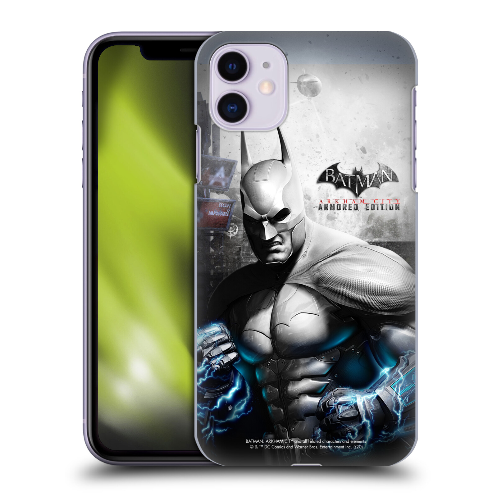 Zadní obal pro mobil Apple Iphone 11 - HEAD CASE - Batman Arkham City - brnění