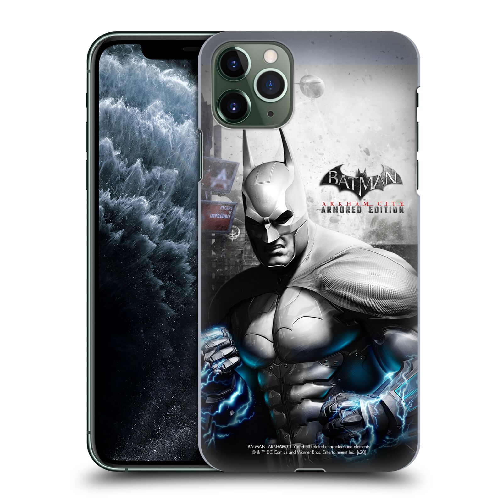 Zadní obal pro mobil Apple Iphone 11 PRO MAX - HEAD CASE - Batman Arkham City - brnění