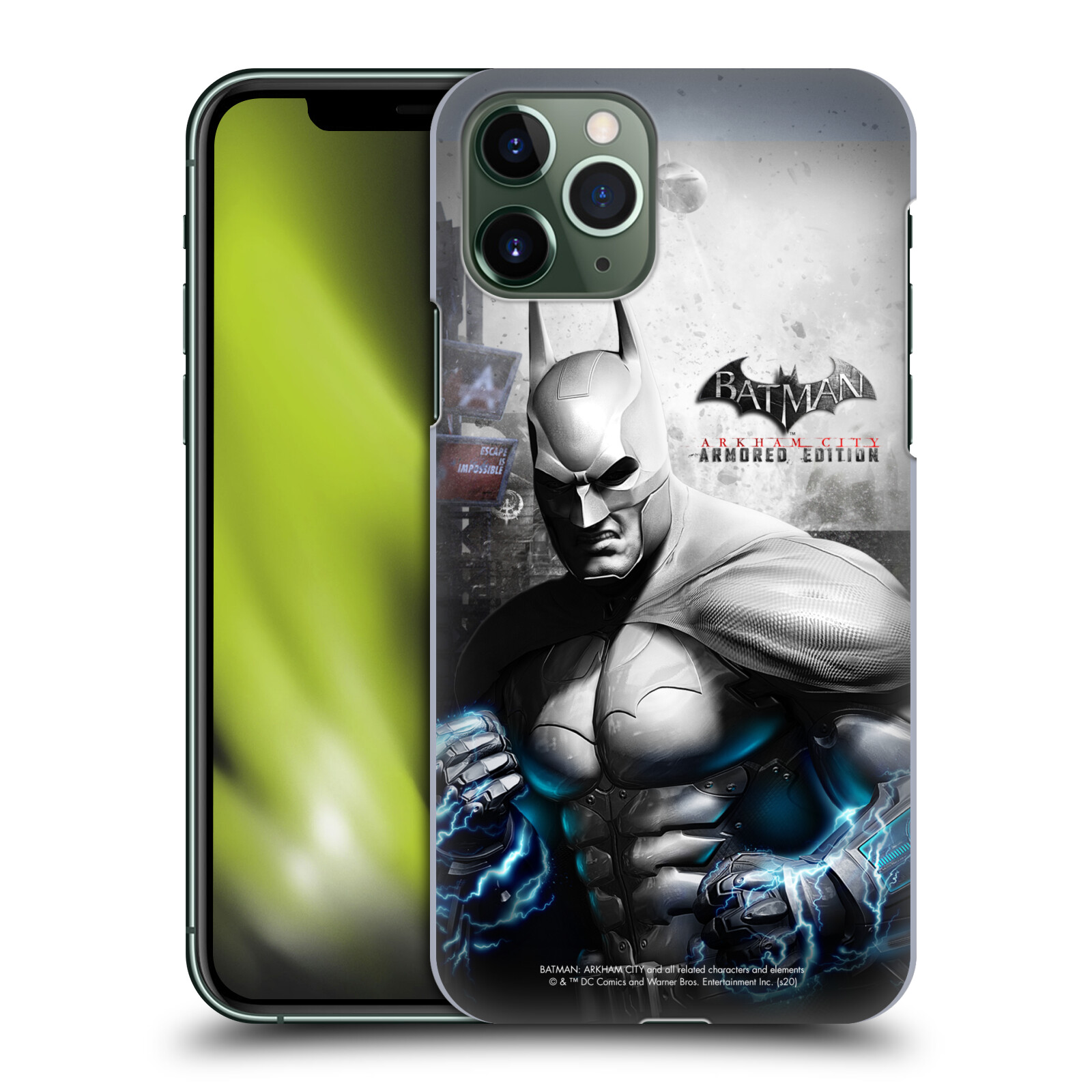Zadní obal pro mobil Apple Iphone 11 PRO - HEAD CASE - Batman Arkham City - brnění