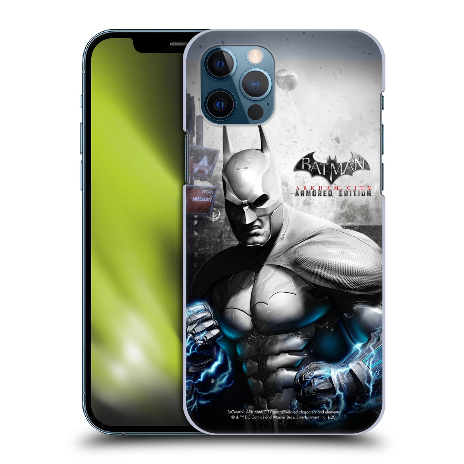 Zadní obal pro mobil Apple iPhone 12 / iPhone 12 Pro - HEAD CASE - Batman Arkham City - brnění