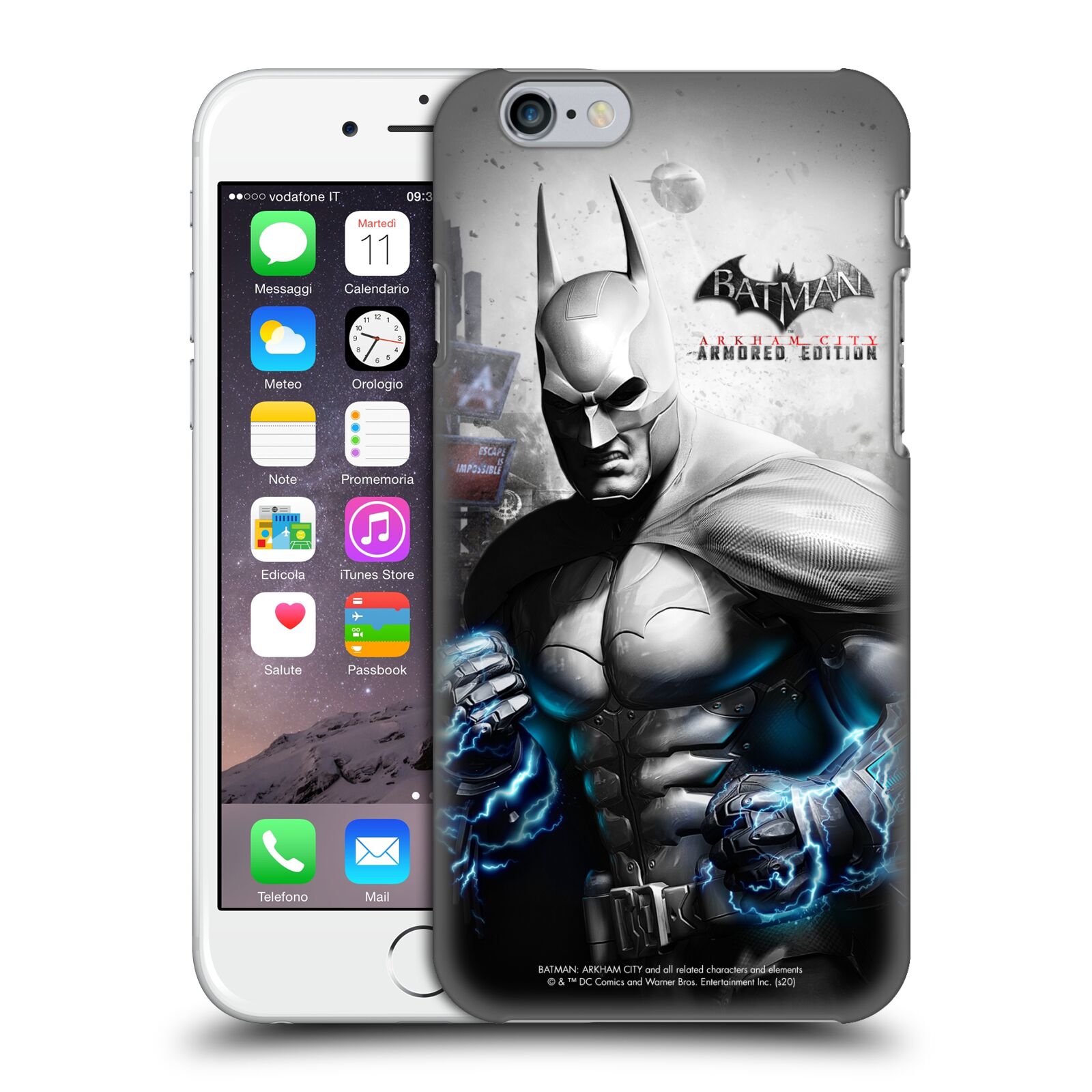 Zadní obal pro mobil Apple Iphone 6/6S - HEAD CASE - Batman Arkham City - brnění