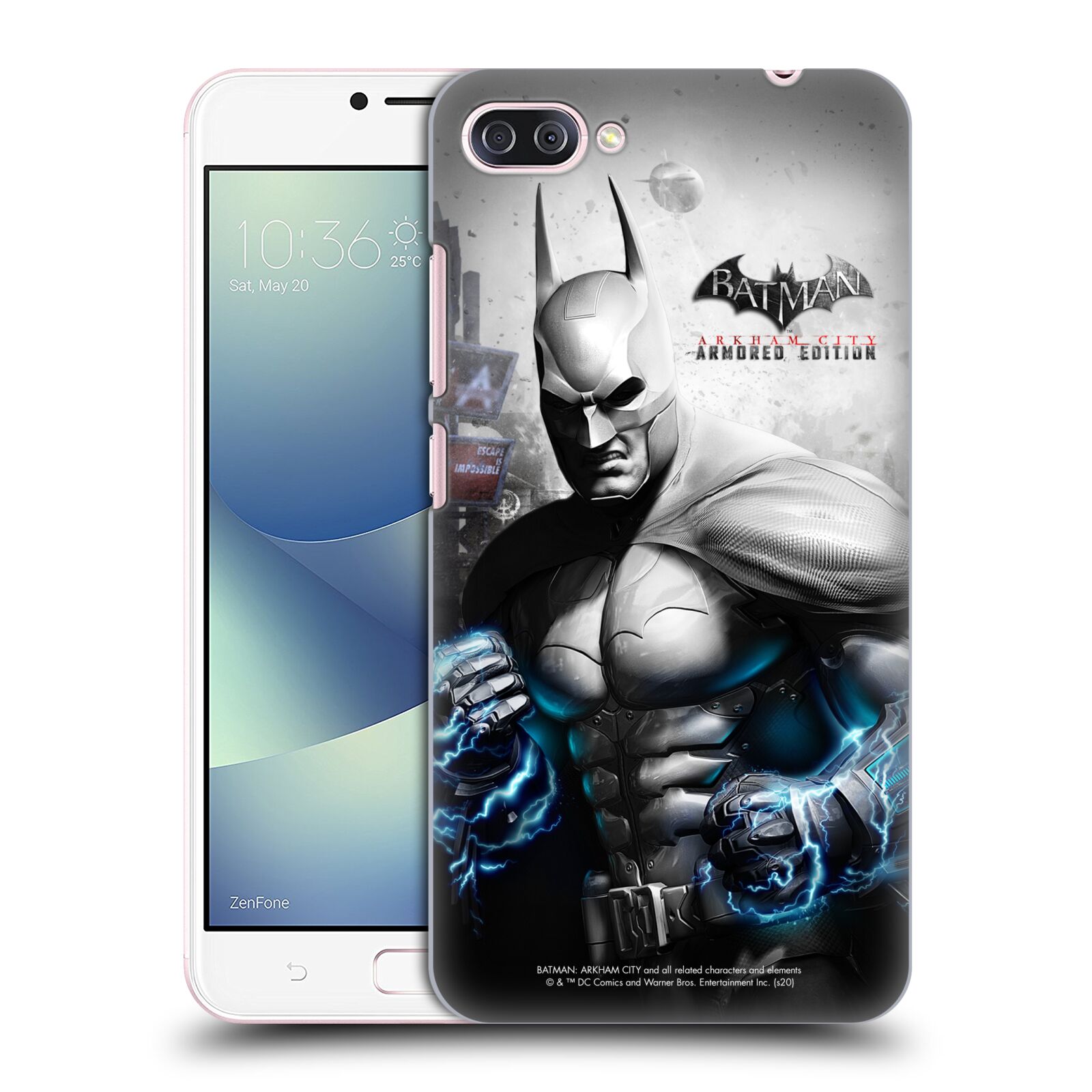 Zadní obal pro mobil Asus Zenfone 4 MAX / 4 MAX PRO (ZC554KL) - HEAD CASE - Batman Arkham City - brnění
