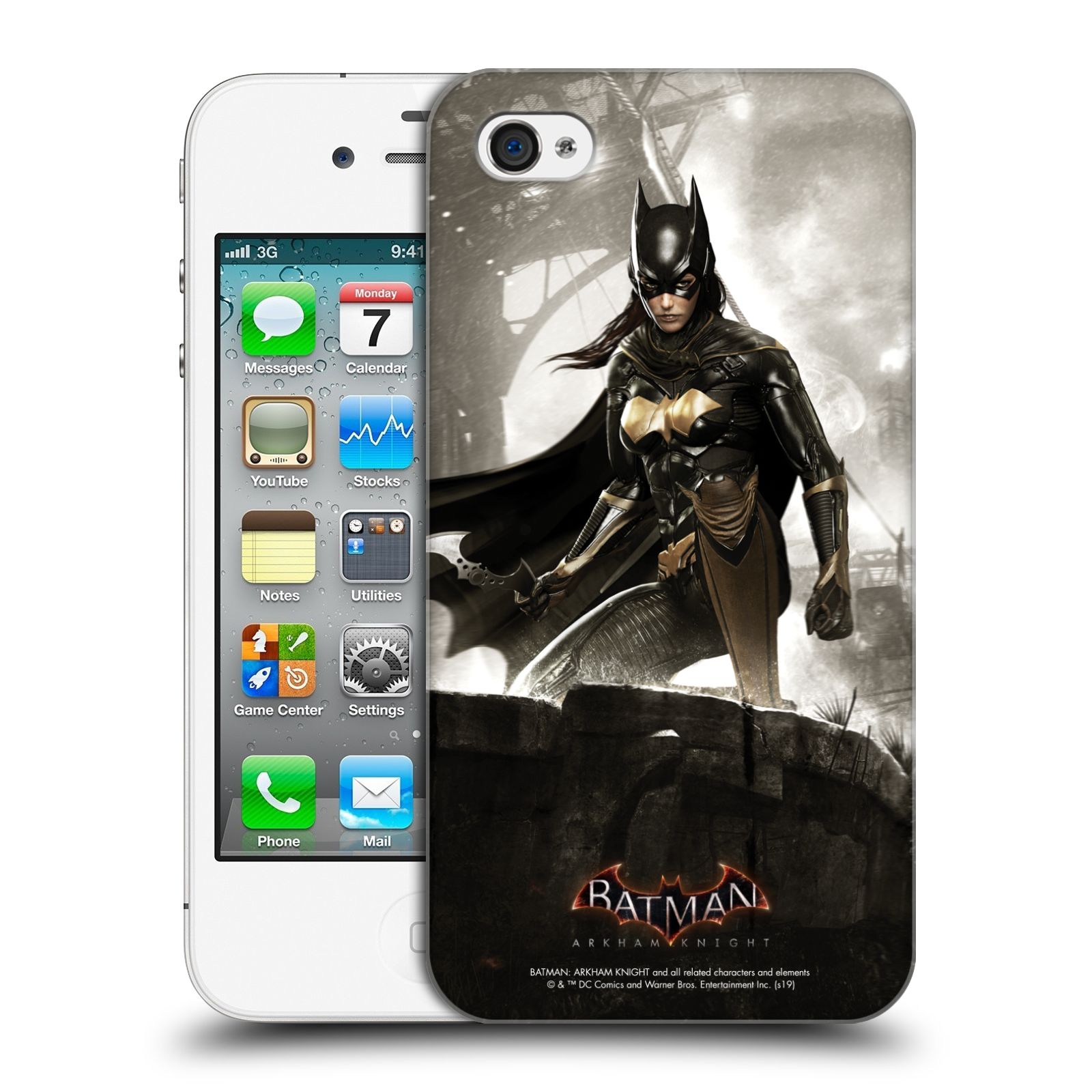 Zadní obal pro mobil Apple Iphone 4/4S - HEAD CASE - Batman Arkham Knight - Batgirl