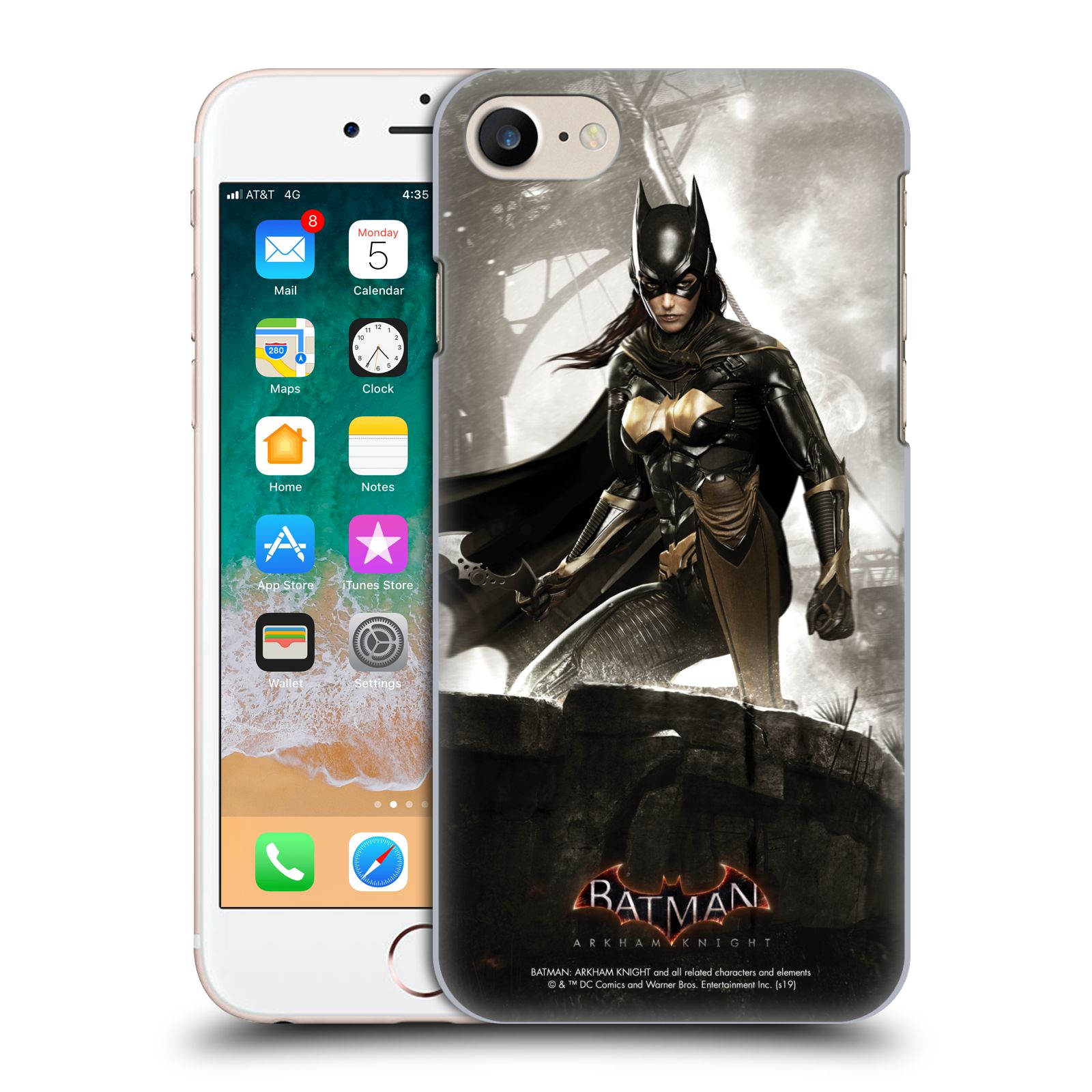 Zadní obal pro mobil Apple Iphone 7/8/SE2020 - HEAD CASE - Batman Arkham Knight - Batgirl