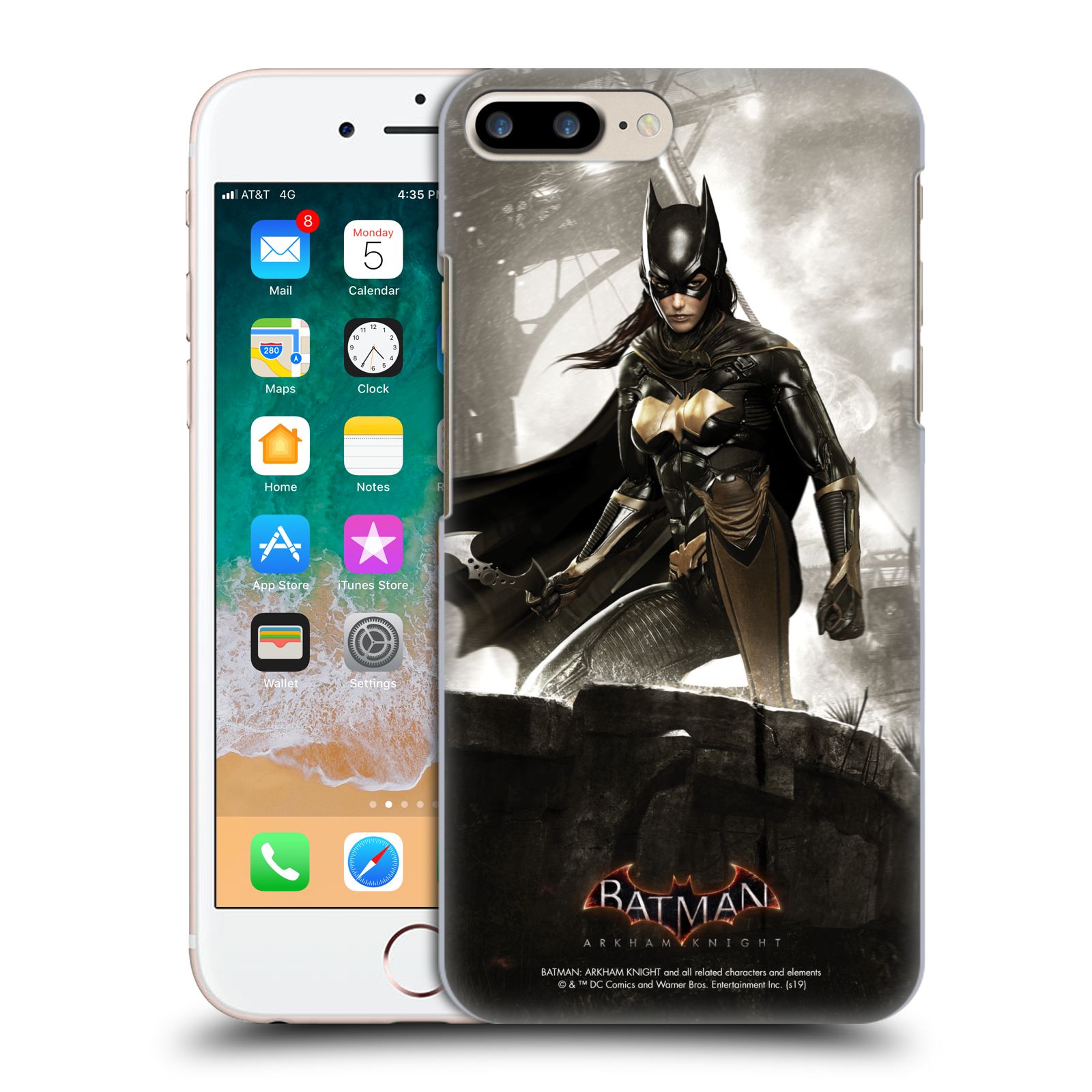 Zadní obal pro mobil Apple Iphone 7+ /  8+ - HEAD CASE - Batman Arkham Knight - Batgirl