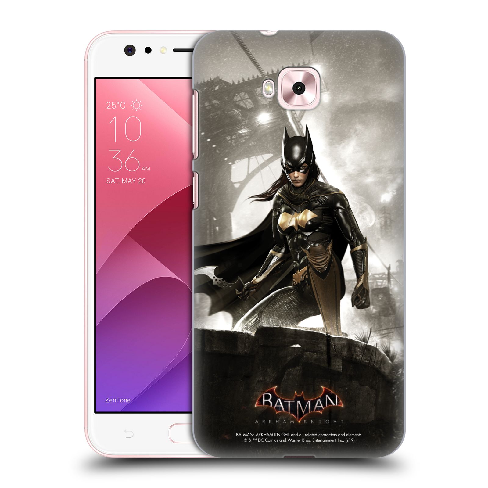 Zadní obal pro mobil Asus Zenfone 4 Selfie ZD553KL - HEAD CASE - Batman Arkham Knight - Batgirl