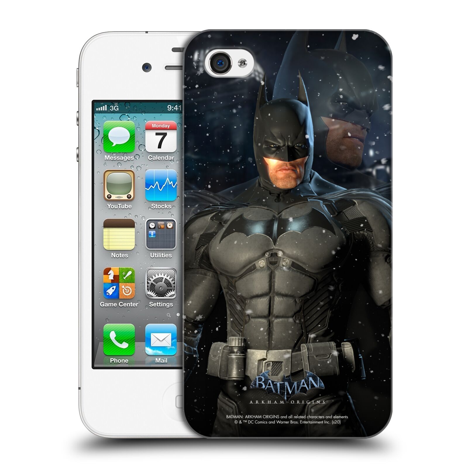 Zadní obal pro mobil Apple Iphone 4/4S - HEAD CASE - Batman Arkham Origins - Batman
