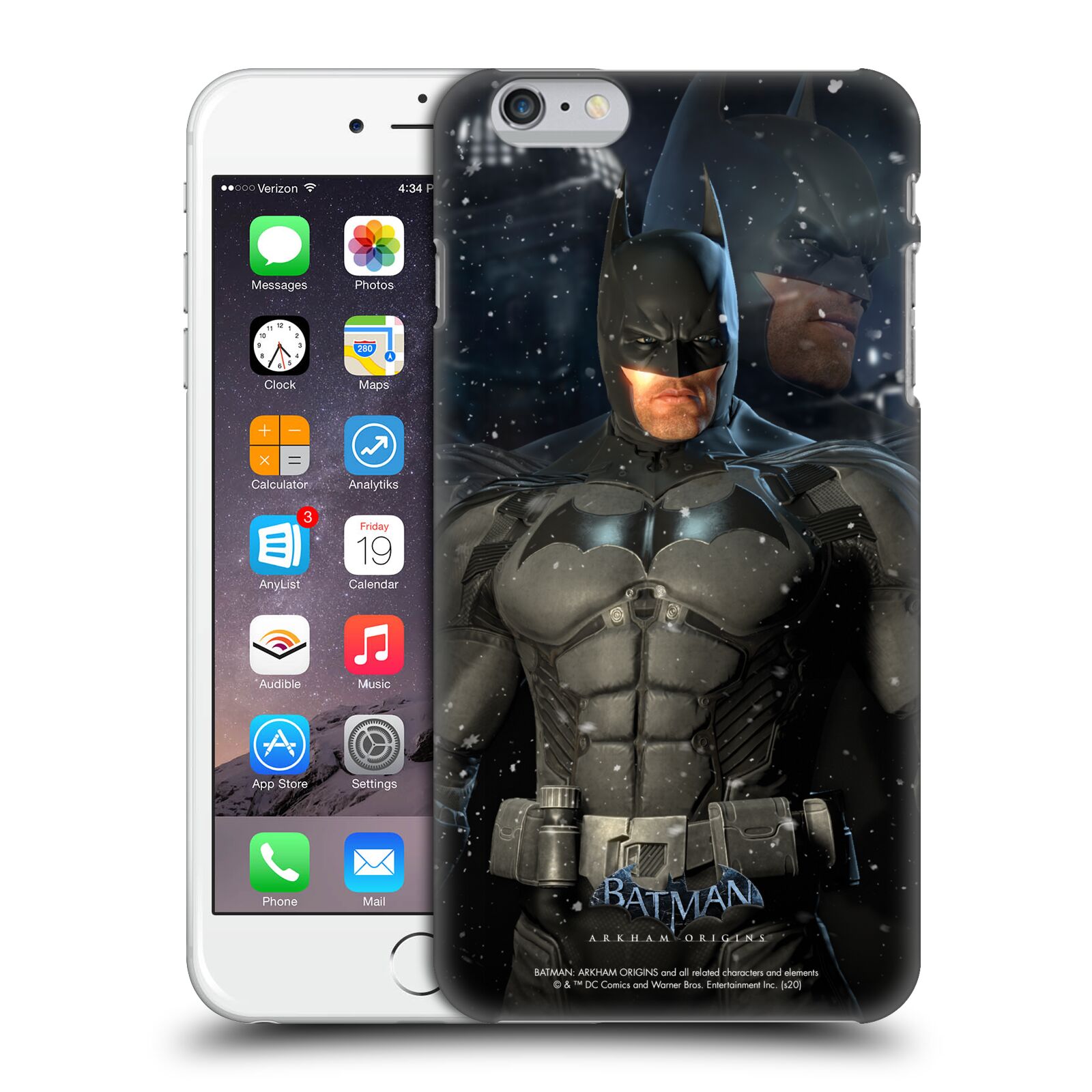 Zadní obal pro mobil Apple Iphone 6 PLUS / 6S PLUS - HEAD CASE - Batman Arkham Origins - Batman