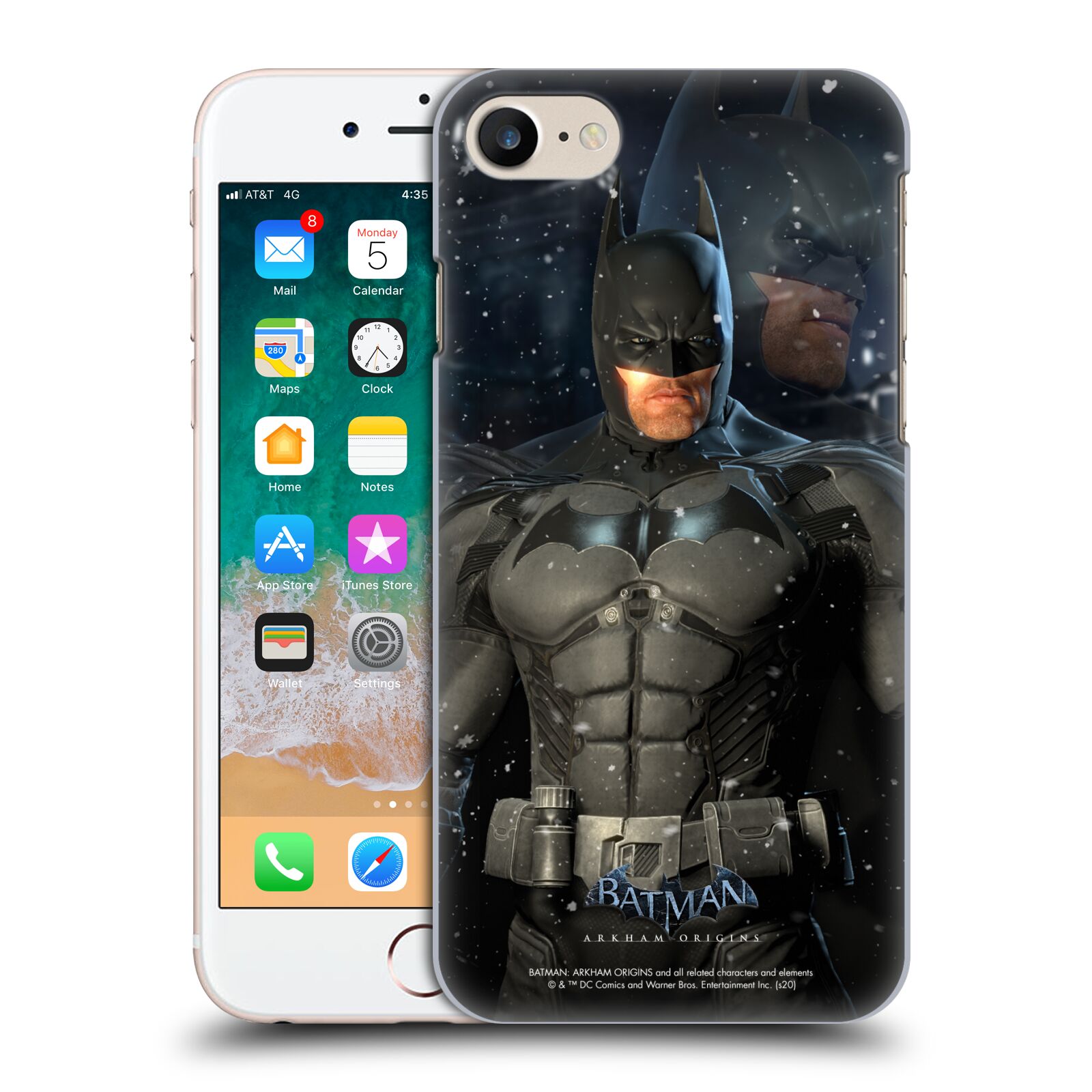 Zadní obal pro mobil Apple Iphone 7/8/SE2020 - HEAD CASE - Batman Arkham Origins - Batman