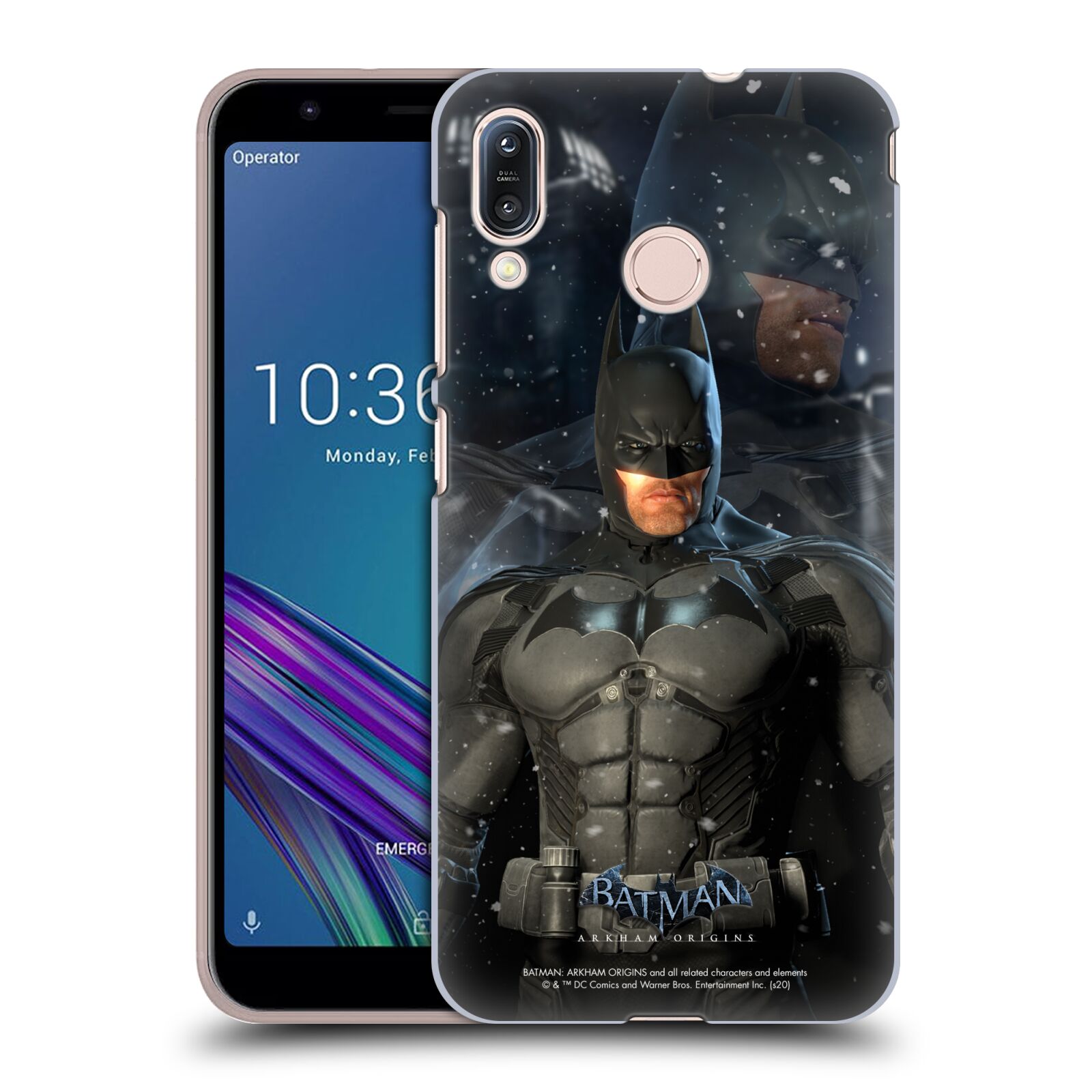 Zadní obal pro mobil Asus Zenfone Max (M1) ZB555KL - HEAD CASE - Batman Arkham Origins - Batman