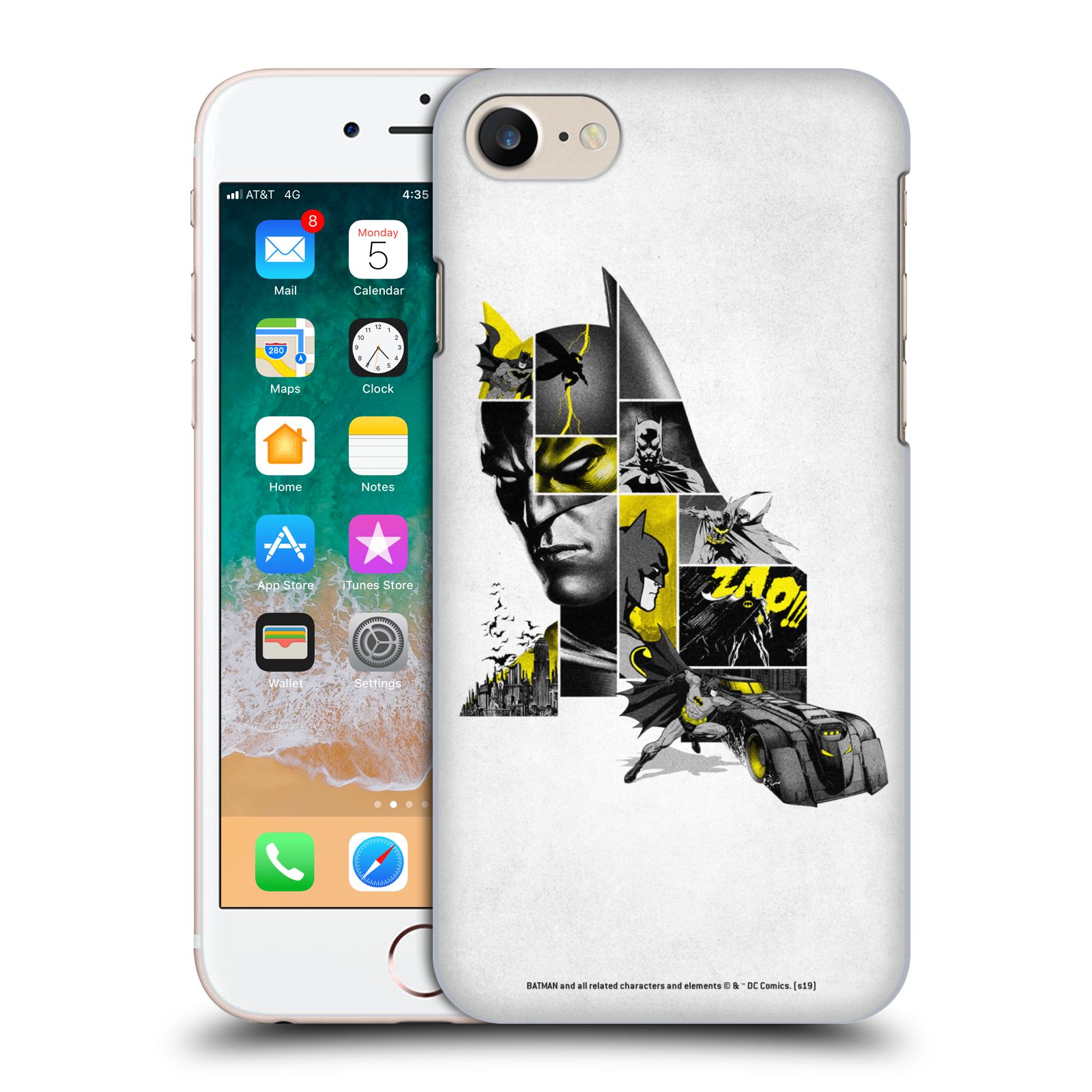 Zadní obal pro mobil Apple Iphone 7/8/SE2020 - HEAD CASE - Batman DC Komix - Koláž