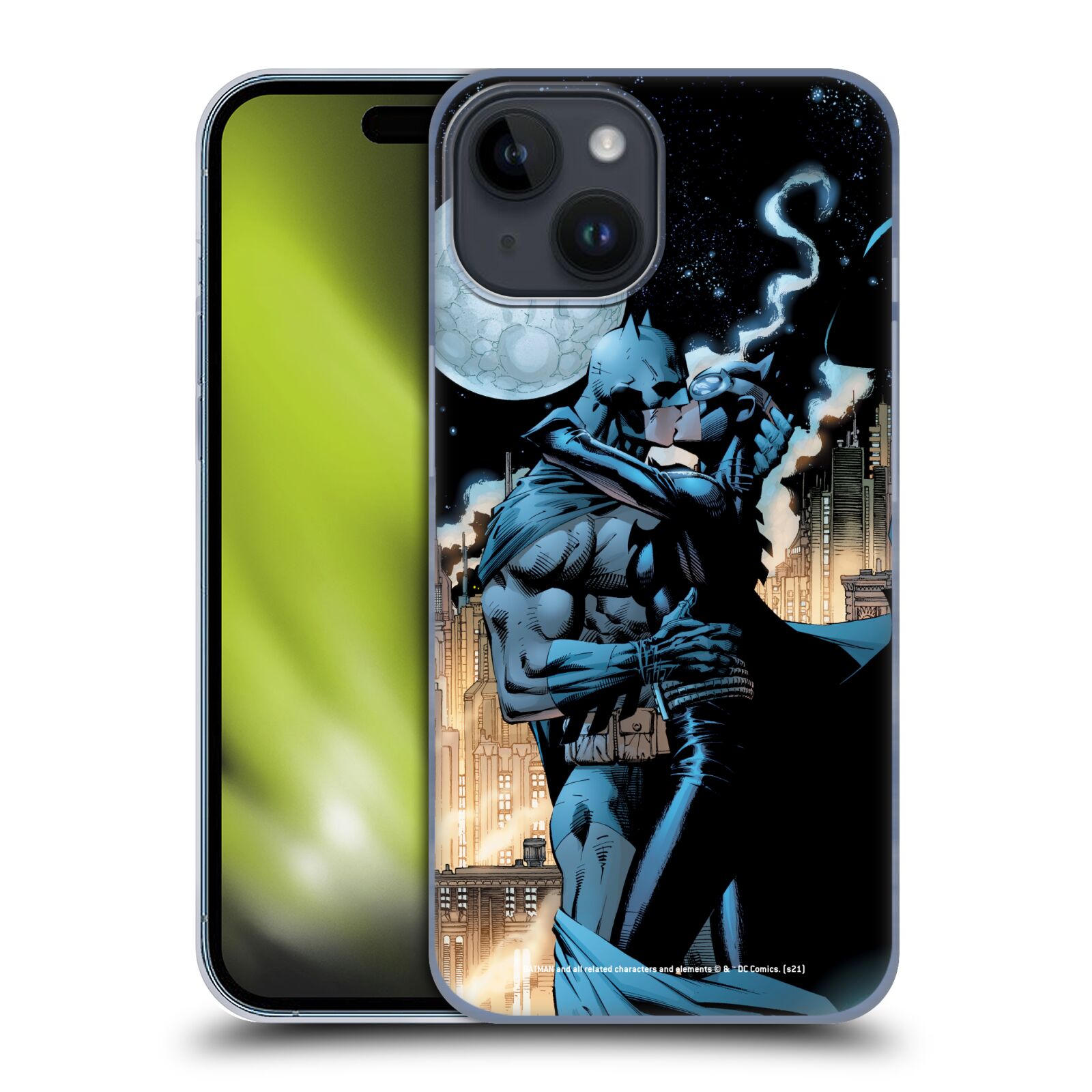 Plastový obal HEAD CASE na mobil Apple Iphone 15  - DC Komix - Batman a kočičí žena