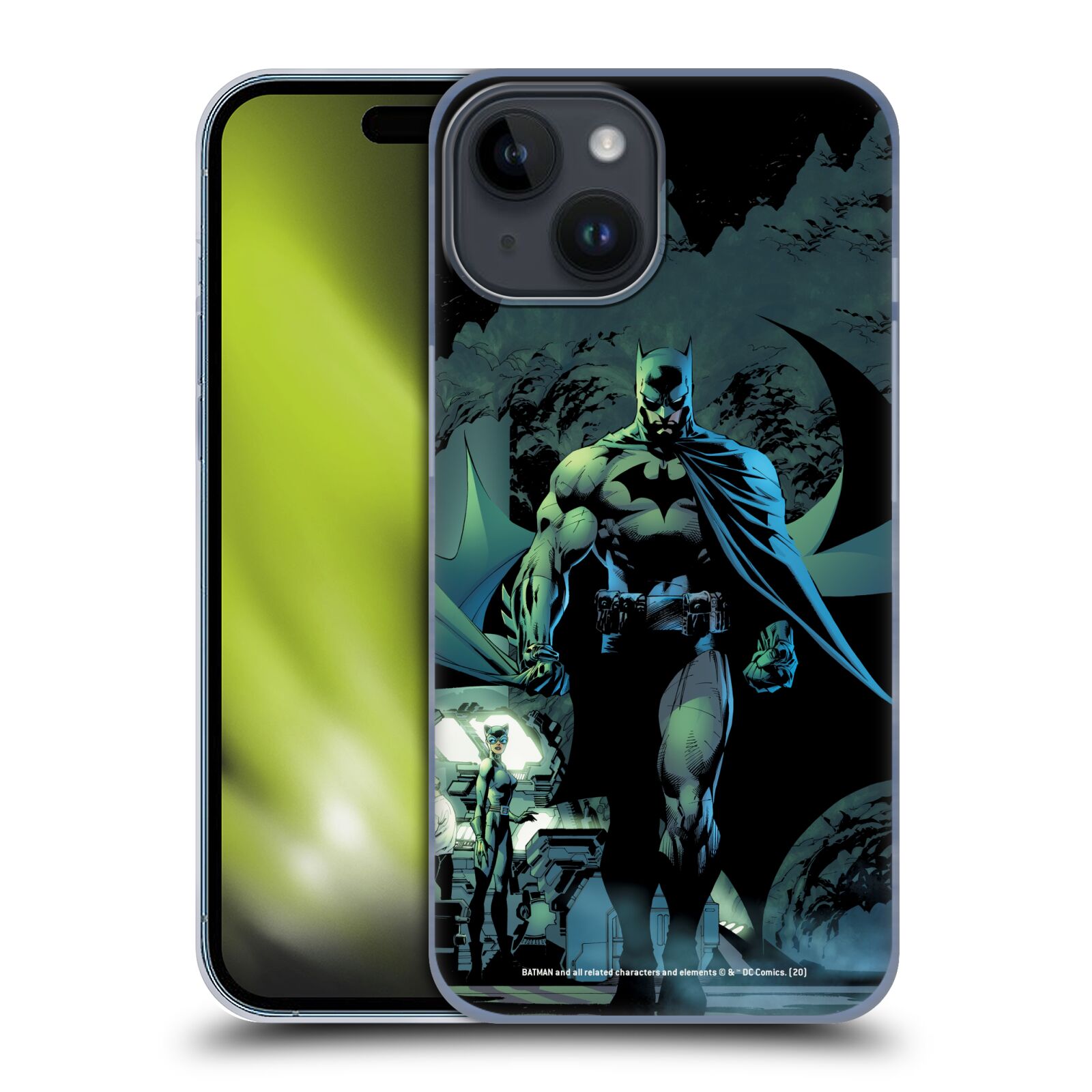 Plastový obal HEAD CASE na mobil Apple Iphone 15  - DC Komix - Batman chůze