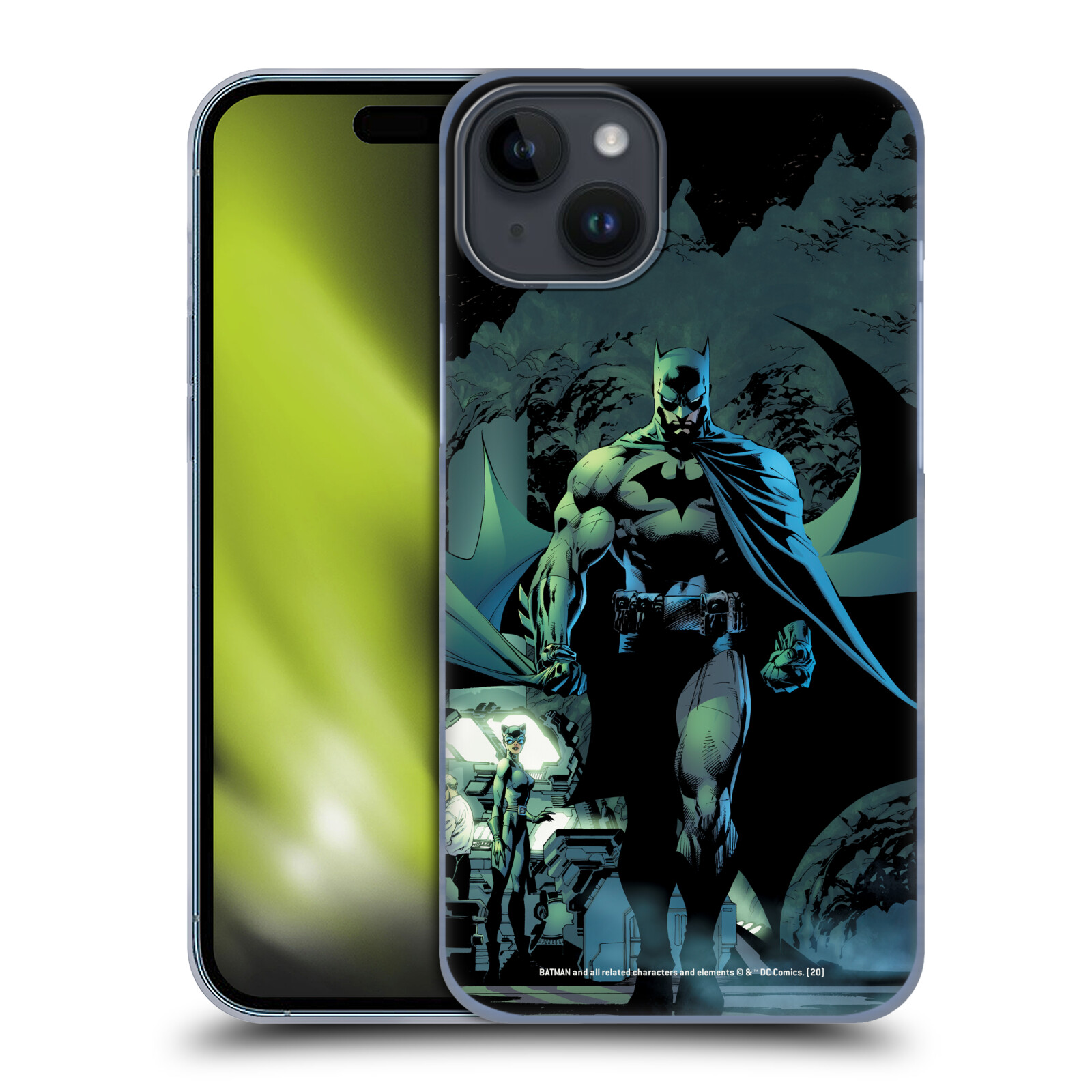 Plastový obal HEAD CASE na mobil Apple Iphone 15 PLUS  - DC Komix - Batman chůze