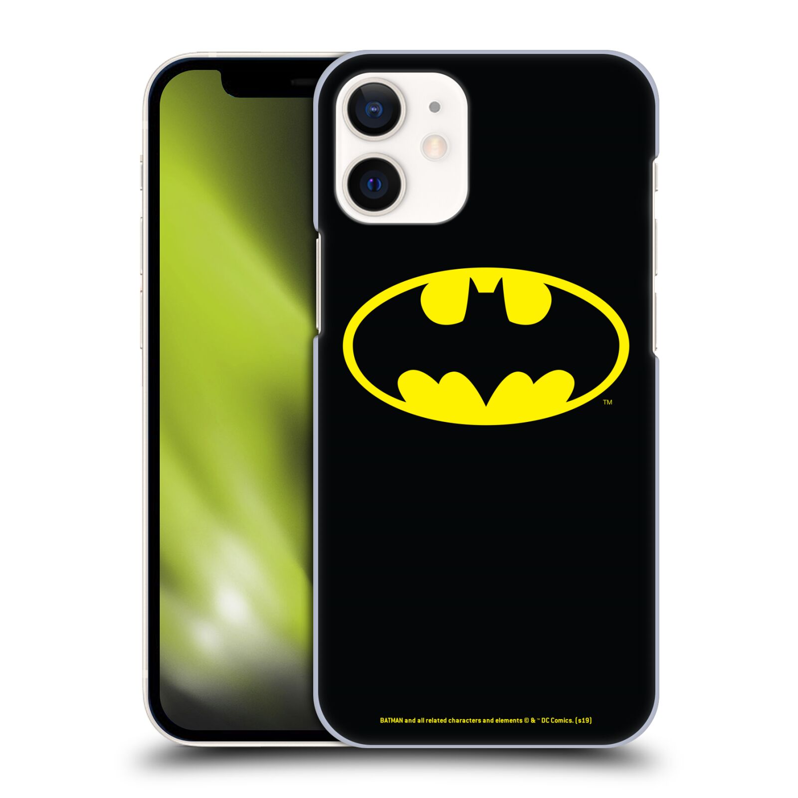 Zadní obal pro mobil Apple iPhone 12 MINI - HEAD CASE - Batman DC Komix - klasický znak