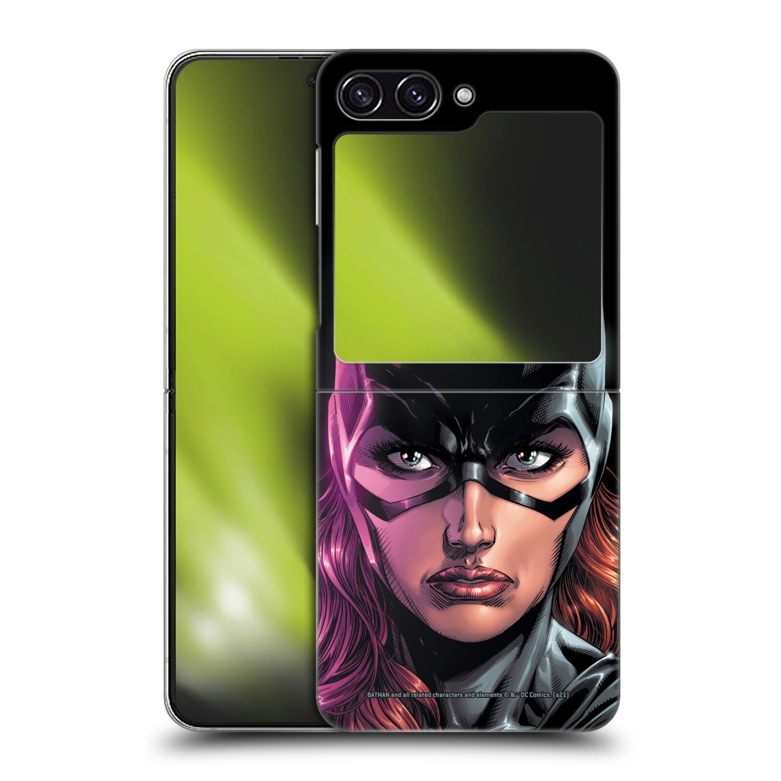 Plastový obal HEAD CASE na mobil Samsung Galaxy Z Flip 5  - DC Komix - Batman tvář