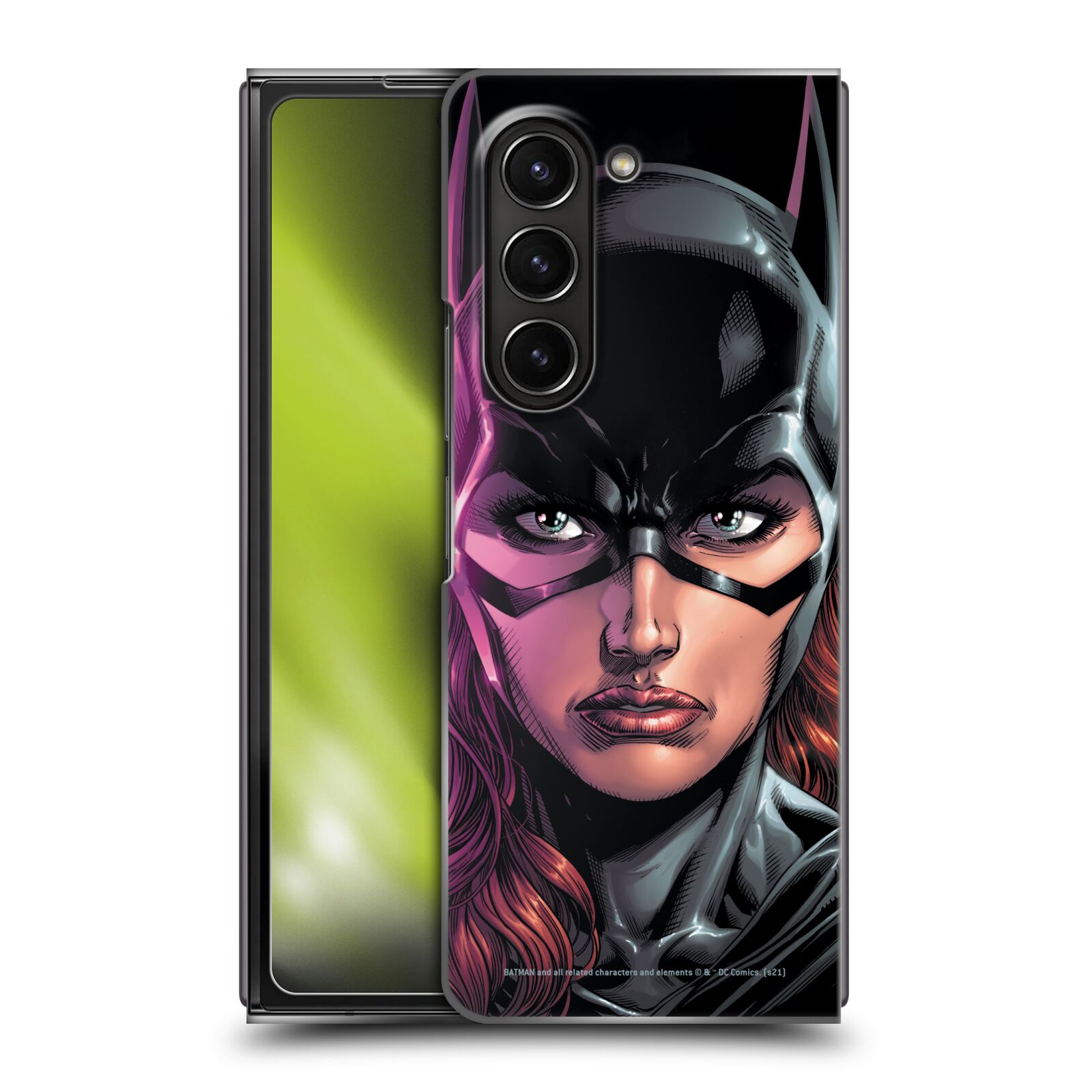 Plastový obal HEAD CASE na mobil Samsung Galaxy Z Fold 5  - DC Komix - Batman tvář
