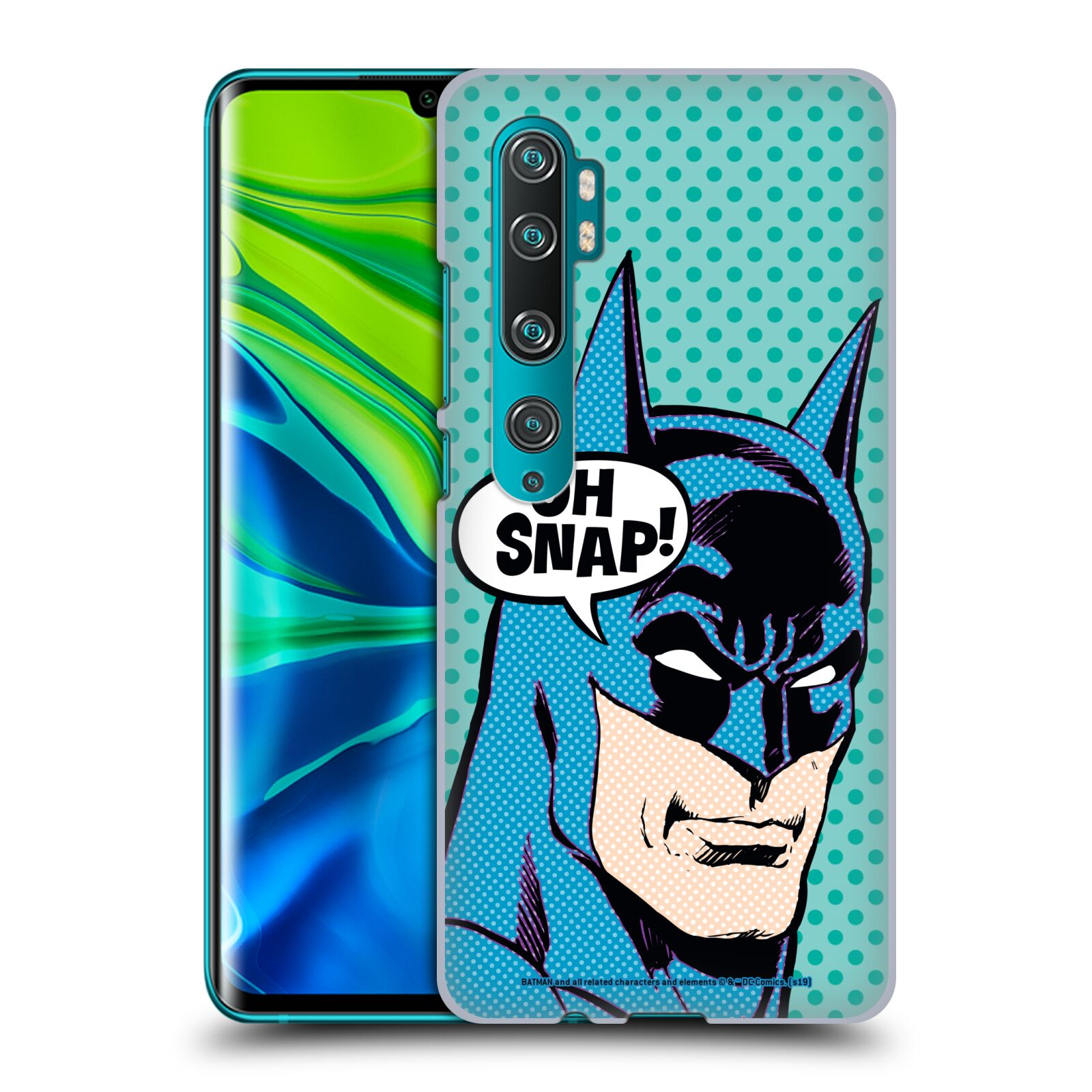 Pouzdro na mobil Xiaomi Mi Note 10 / Mi Note 10 PRO - HEAD CASE - DC komix Batman tvář Pop Art